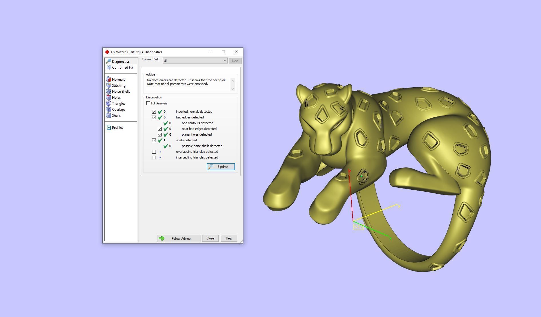 Gold N1240 3D print model_9