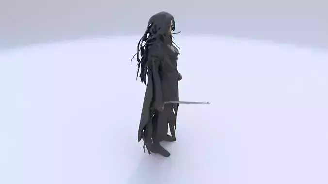 Silent Pirate Siren 3D model