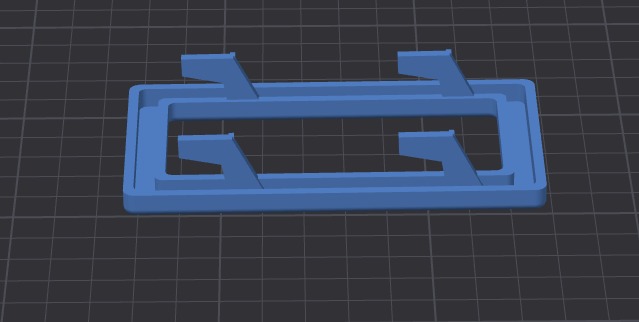 FRD Capri Granada Escort Cortina inner door handle trim 3D print model_3