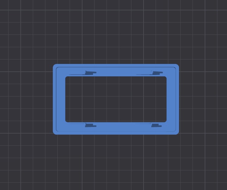 FRD Capri Granada Escort Cortina inner door handle trim 3D print model_5