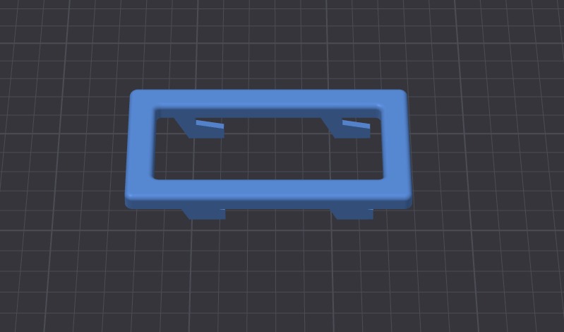 FRD Capri Granada Escort Cortina inner door handle trim 3D print model_2