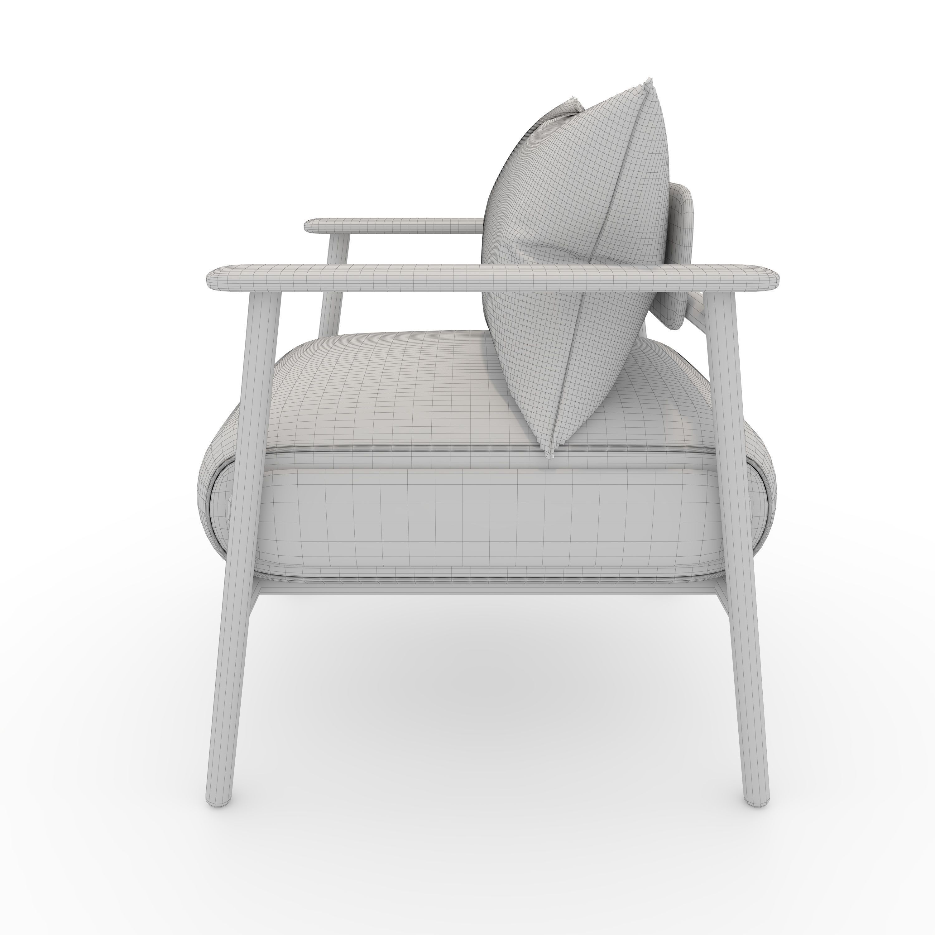 Armchair 46 3D model_5