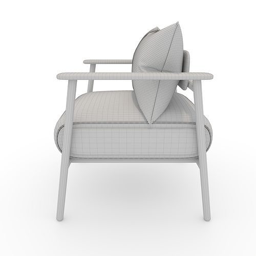 Armchair 46 3D model 6