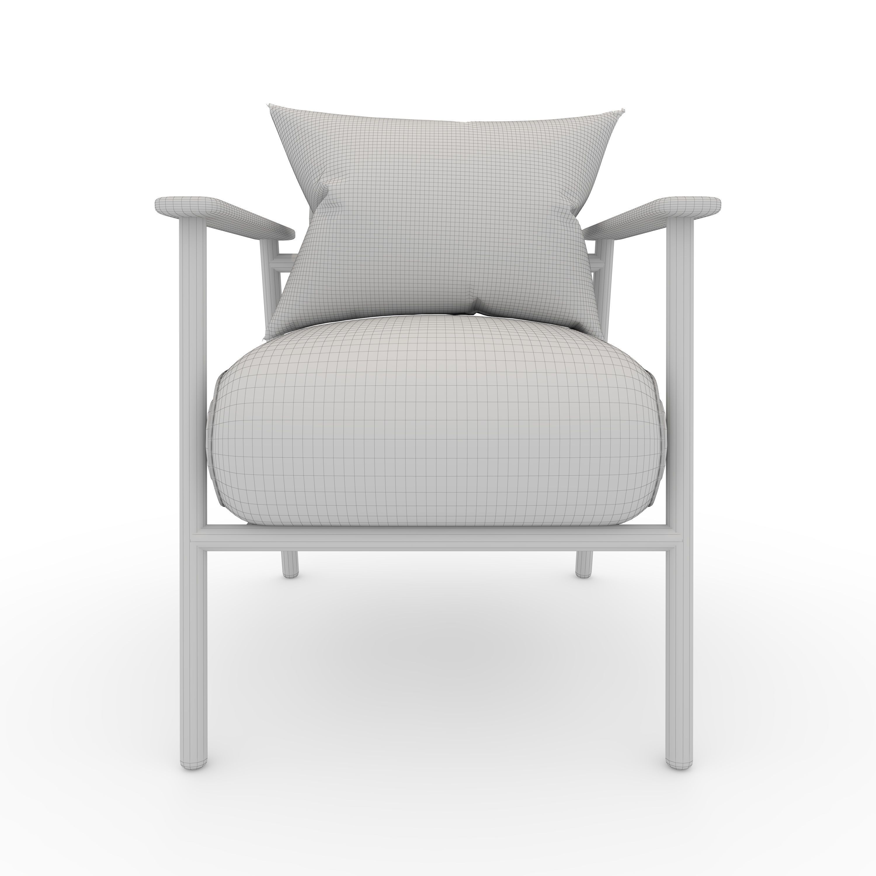 Armchair 46 3D model_11
