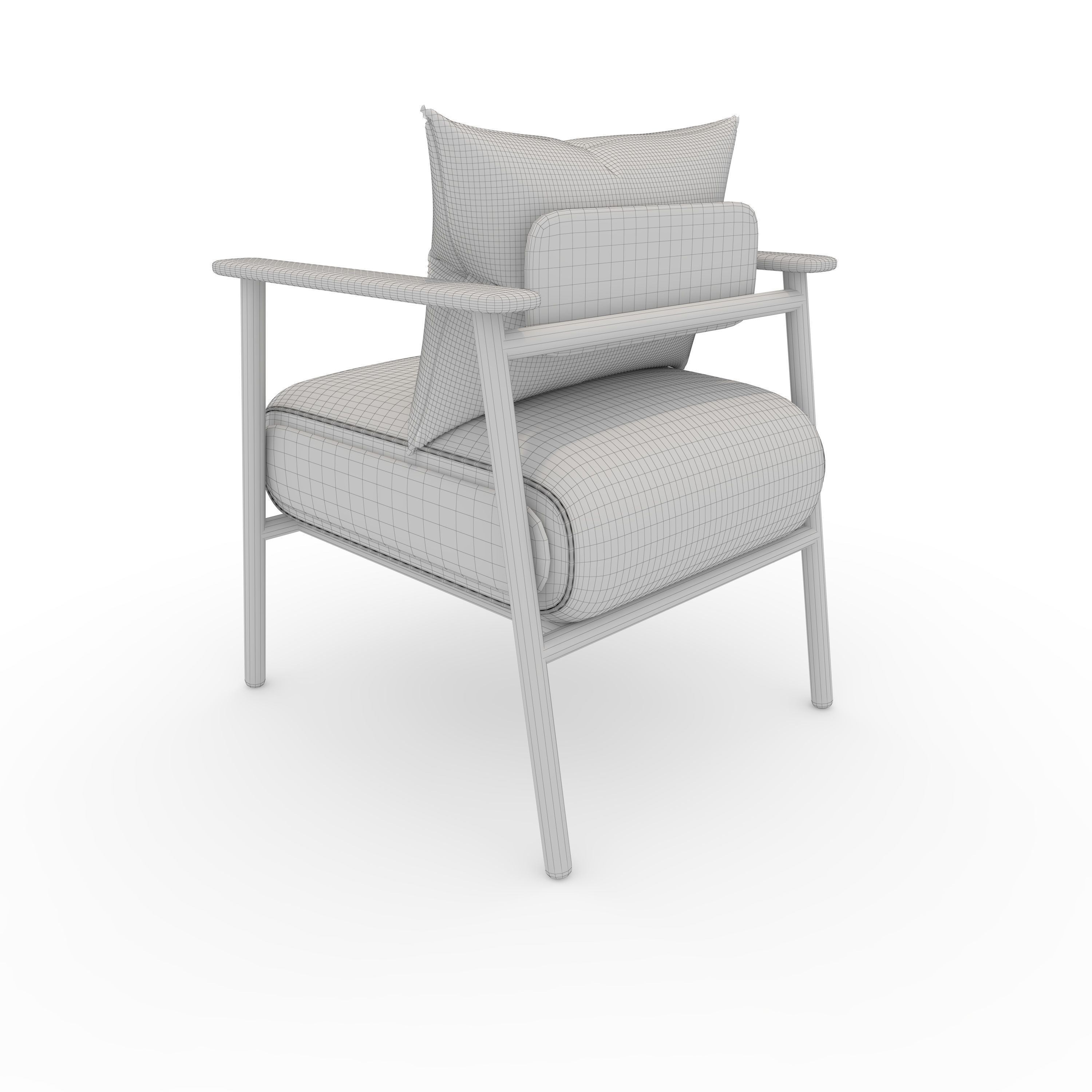 Armchair 46 3D model_7