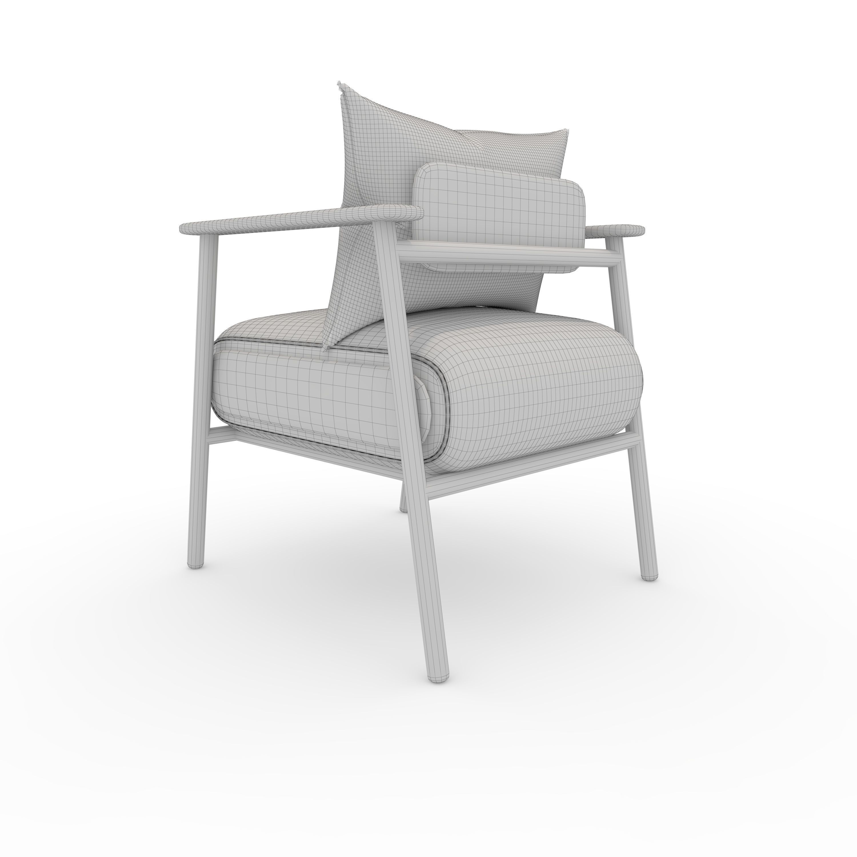 Armchair 46 3D model_15