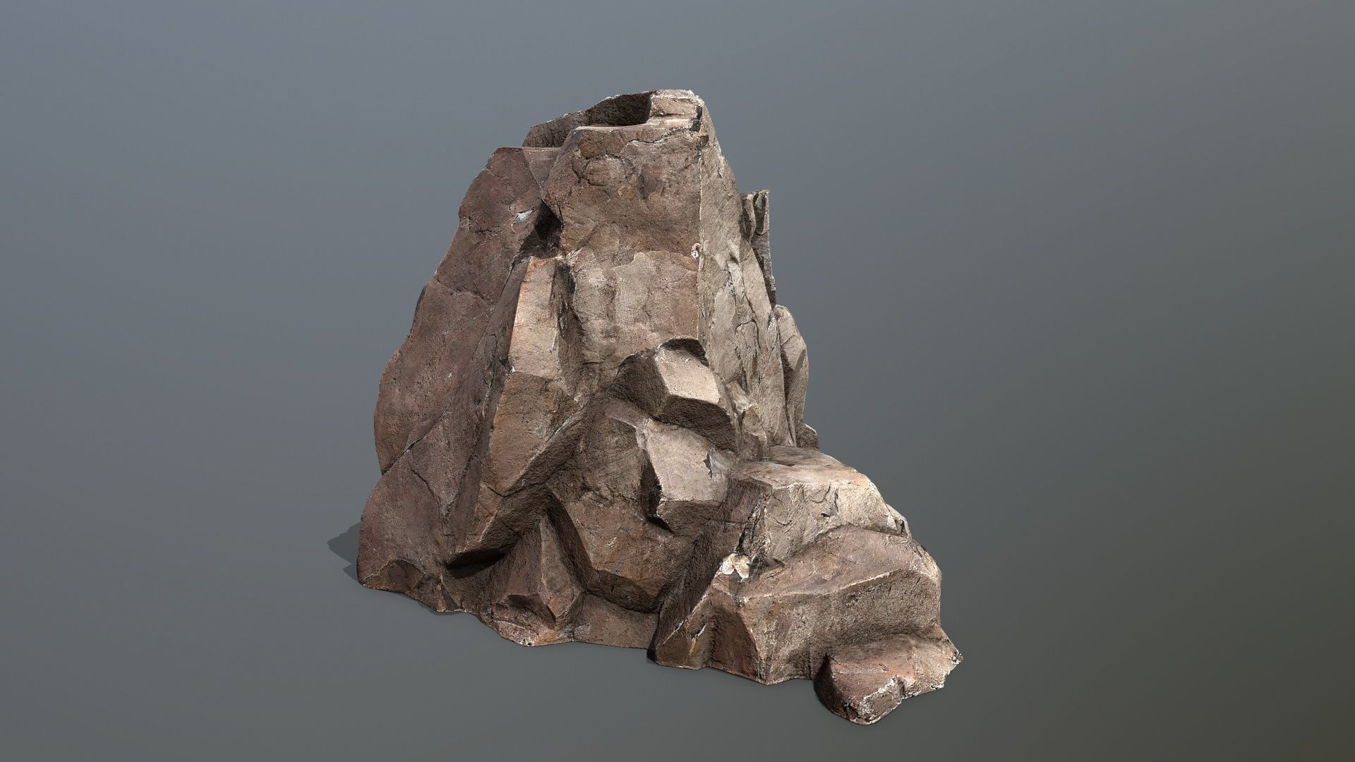 desert rocks Low-poly 3D model_11