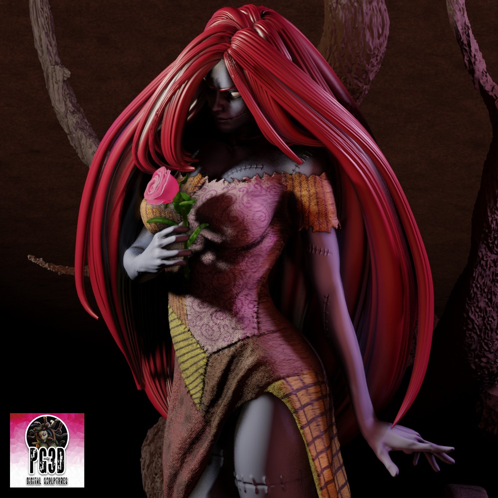 Sally - Nightmare Before Christmas - 3D PRINT MODEL 3D print model_6