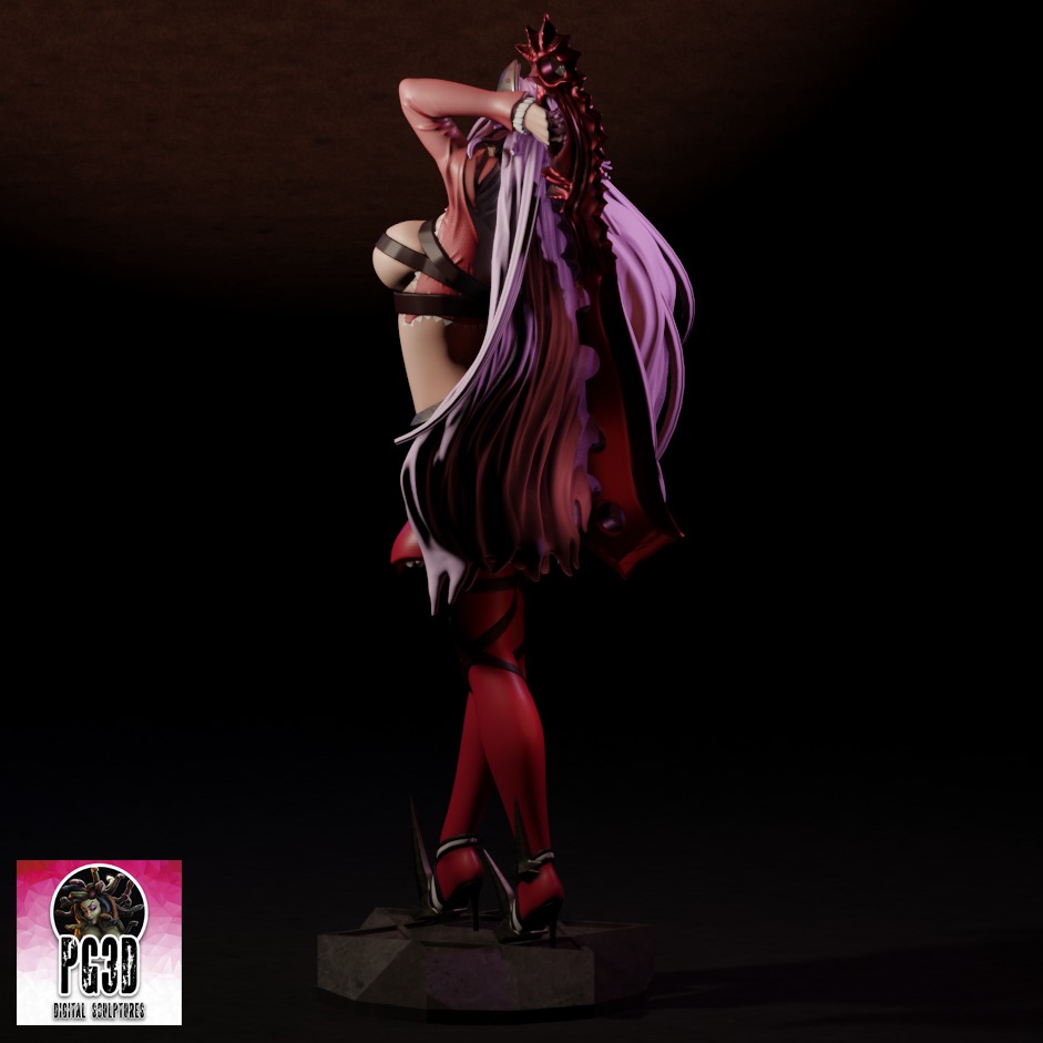 Aldra - Queens Blade - 1TO10 STL FILE 3D PRINT MODEL 3D print model_3