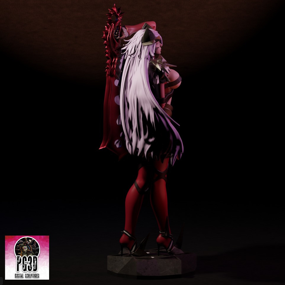 Aldra - Queens Blade - 1TO10 STL FILE 3D PRINT MODEL 3D print model_2