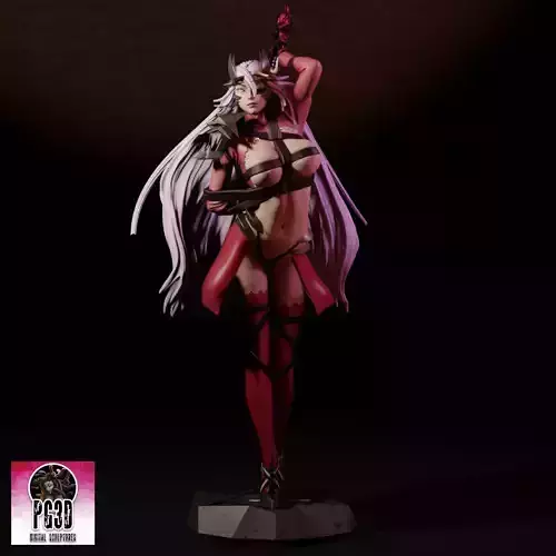 Aldra - Queens Blade - 1TO10 STL FILE 3D PRINT MODEL 3D print model