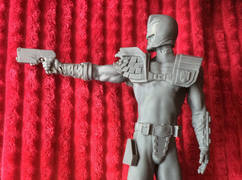Judge Dredd for 3D printing STL 3D print model_17