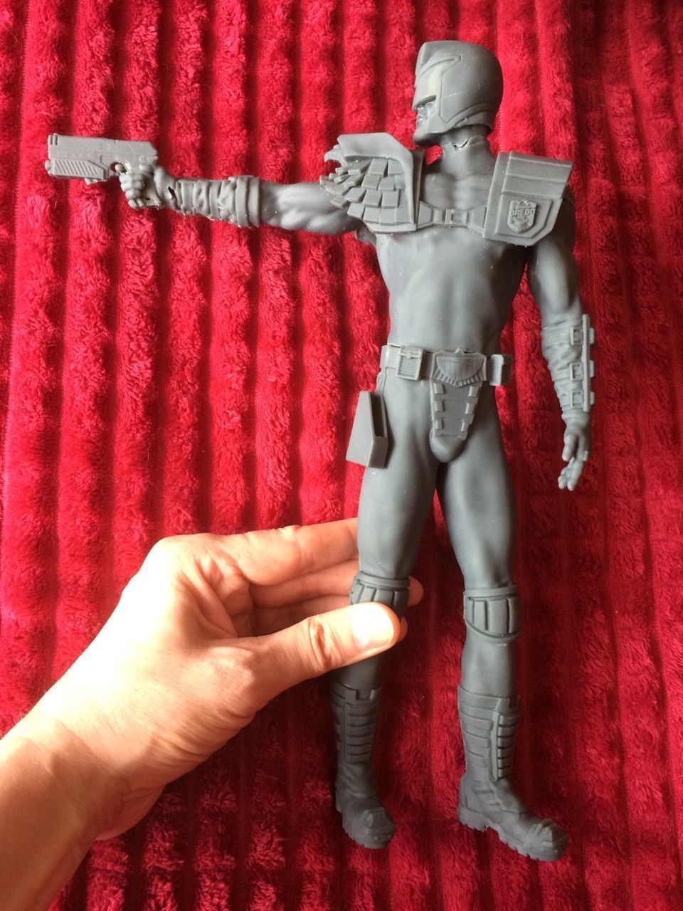 Judge Dredd for 3D printing STL 3D print model_16