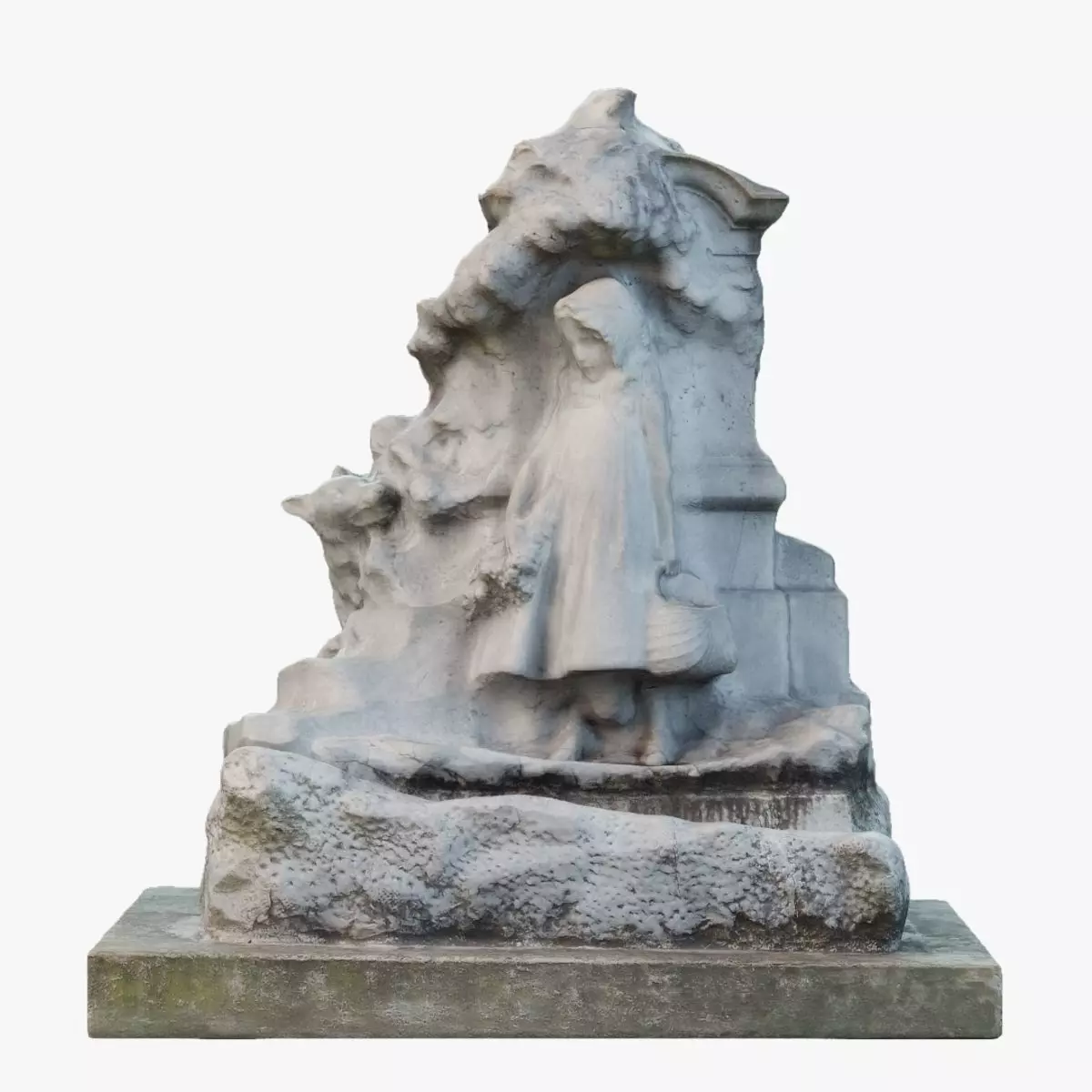 Little red riding hood 3D model_0