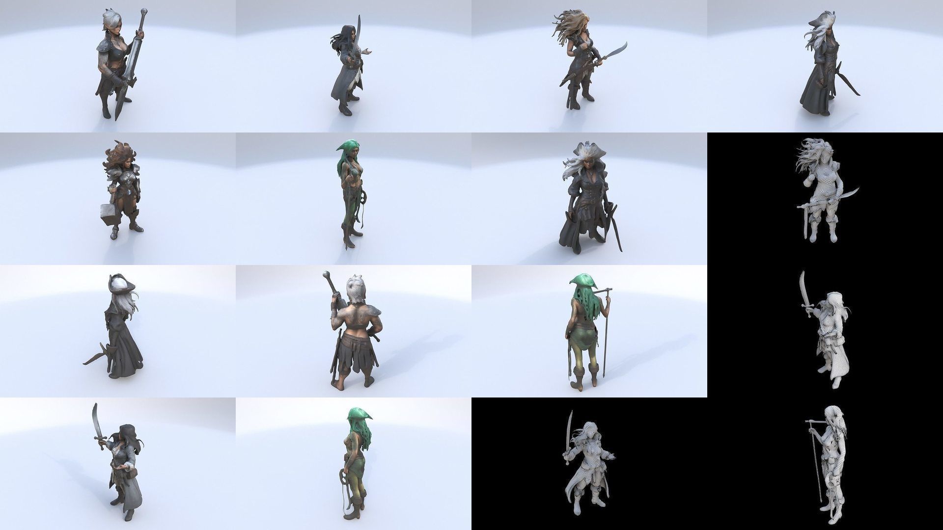 22 3D models of Pirates collection _1