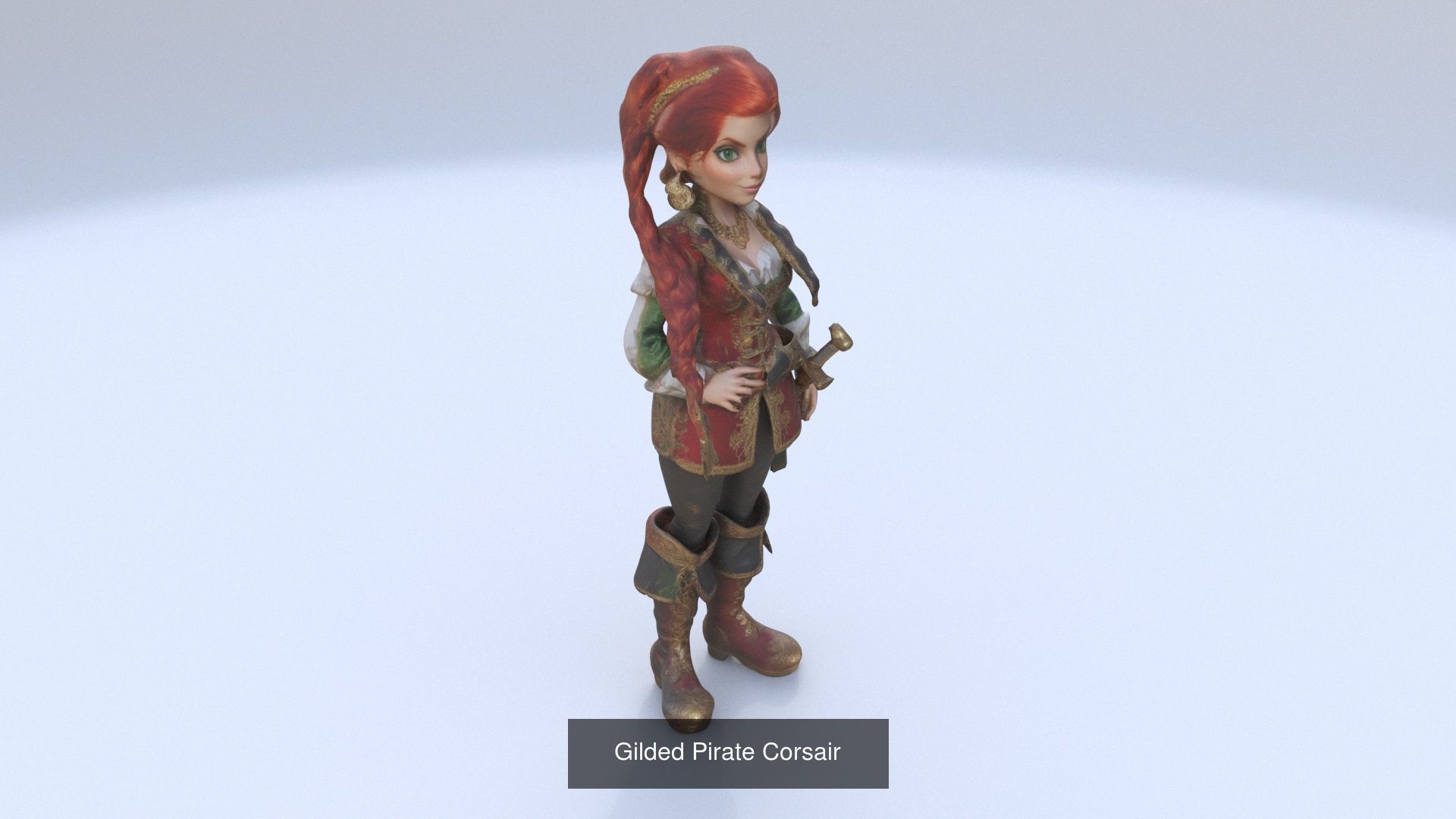 22 3D models of Pirates collection _10