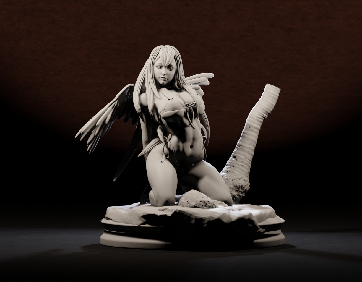 Gabriel HighSchool DXD - 1TO10 STL FILE 3D PRINT MODEL 3D print model_30