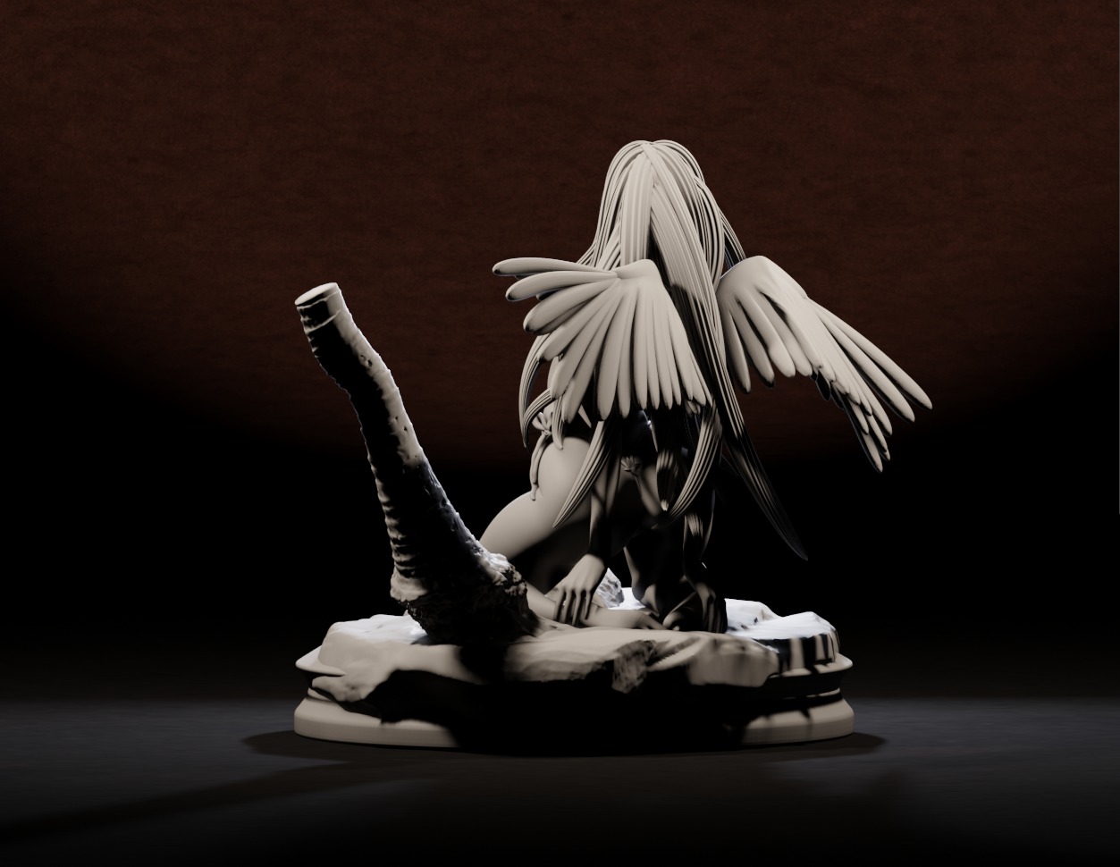 Gabriel HighSchool DXD - 1TO10 STL FILE 3D PRINT MODEL 3D print model_32