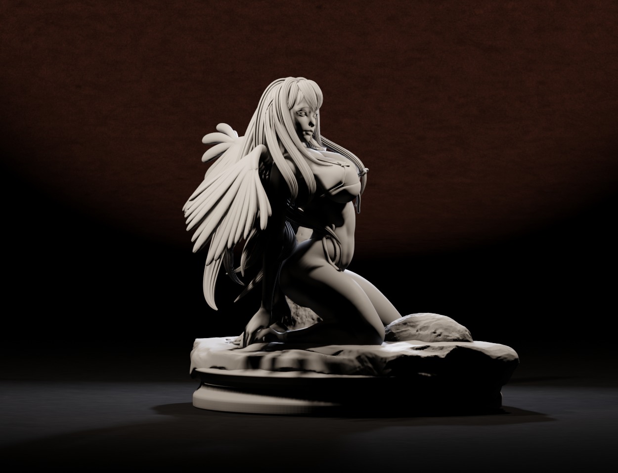 Gabriel HighSchool DXD - 1TO10 STL FILE 3D PRINT MODEL 3D print model_33