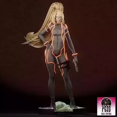 Metroid Samus - 1TO10 STL FILE 3D PRINT MODEL