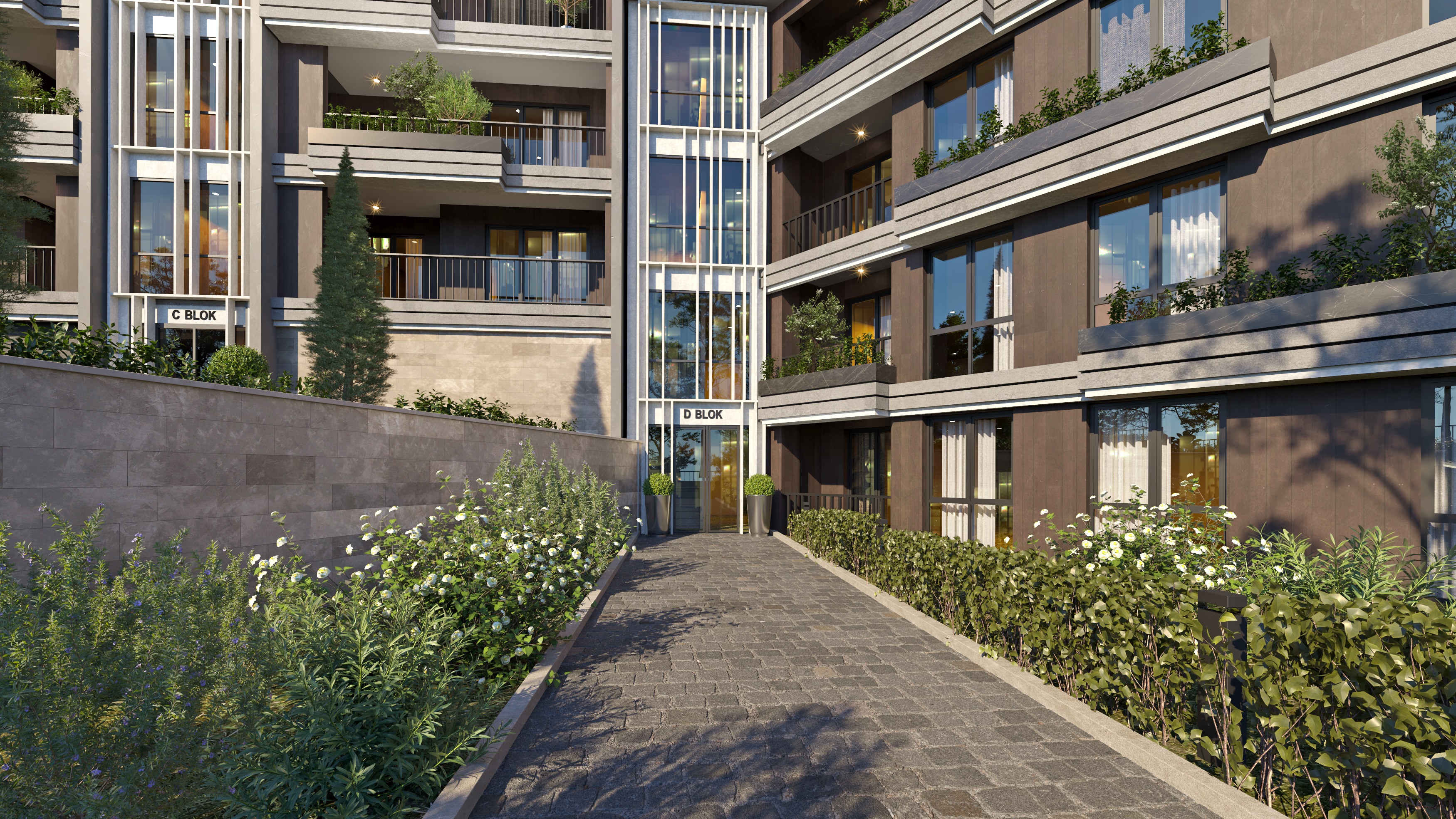 Residence Project - Corona Exterior Scene 3D model_6