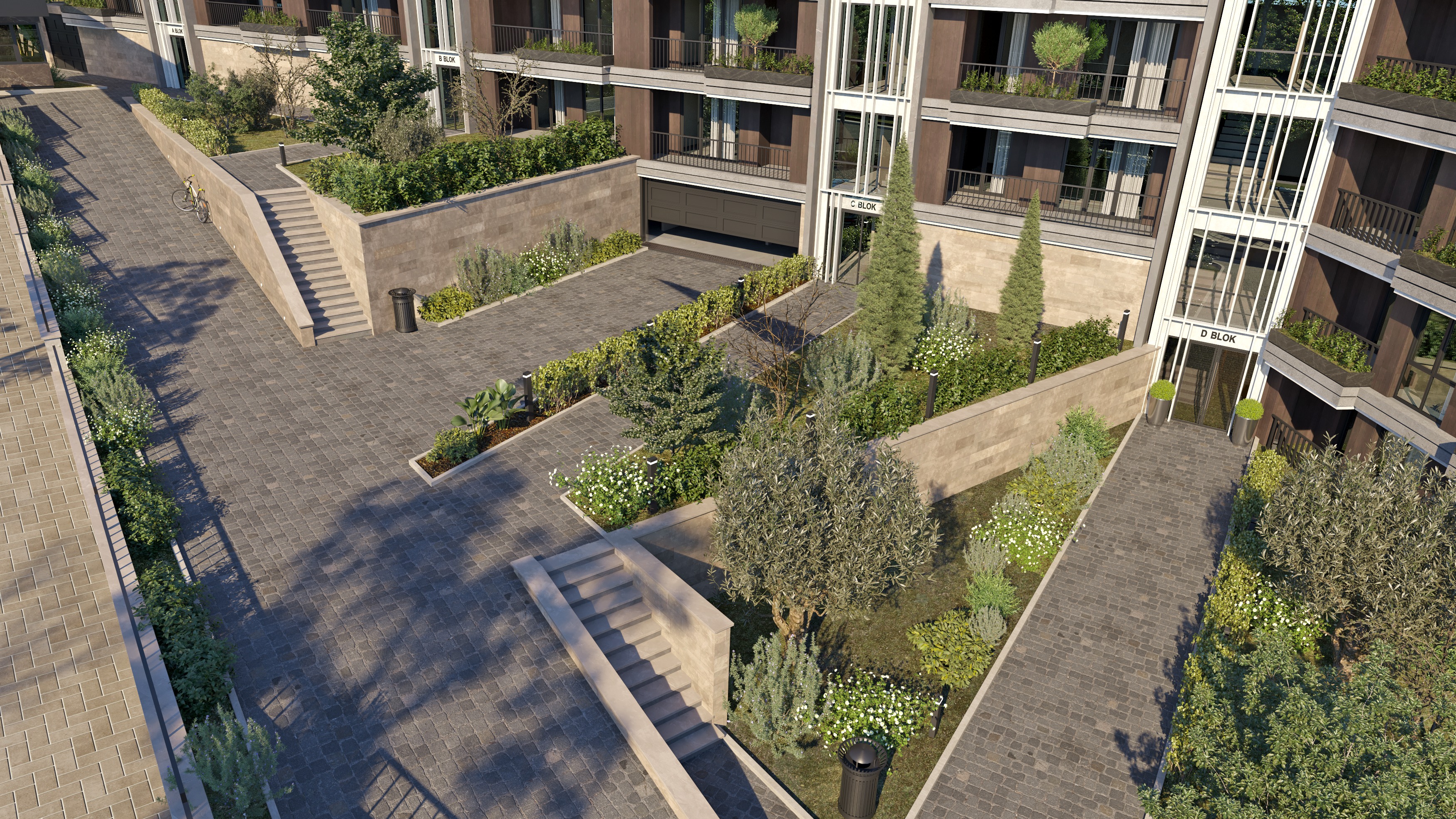 Residence Project - Corona Exterior Scene 3D model_2