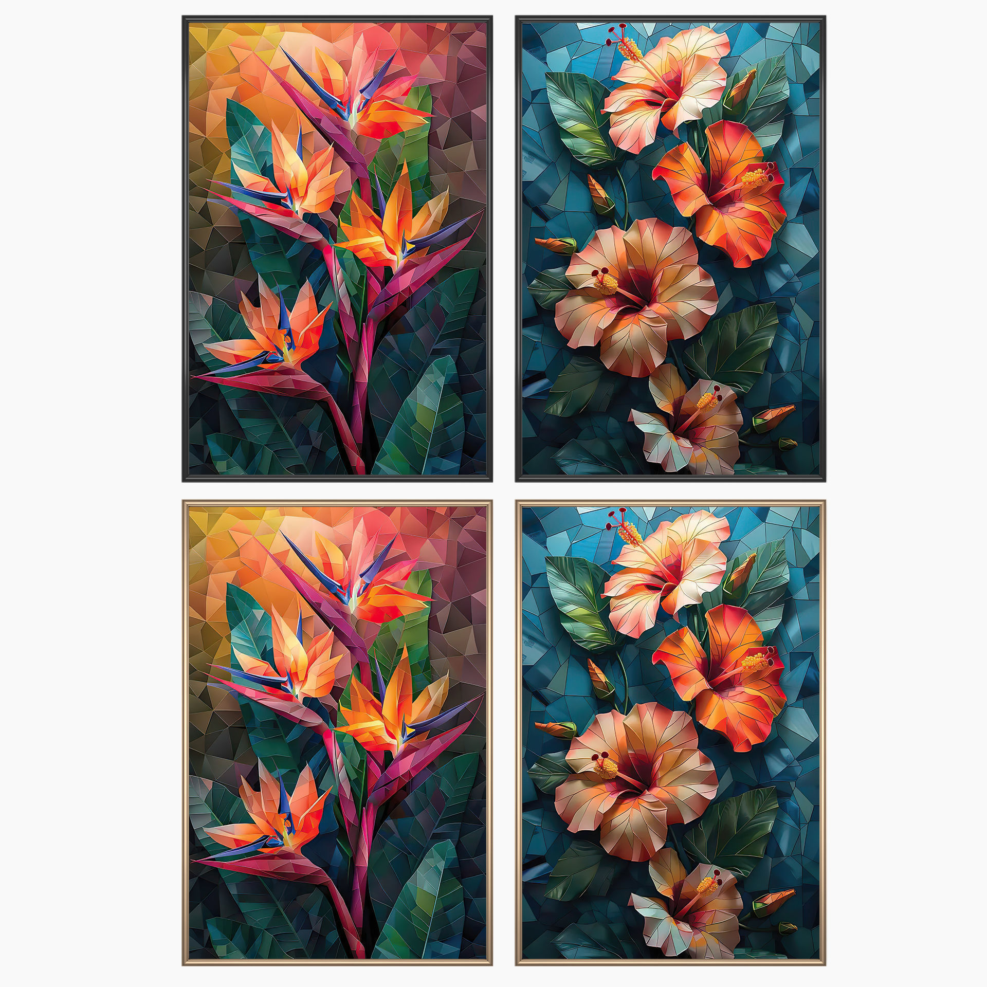 Wall Art Set 4355 3D model_1