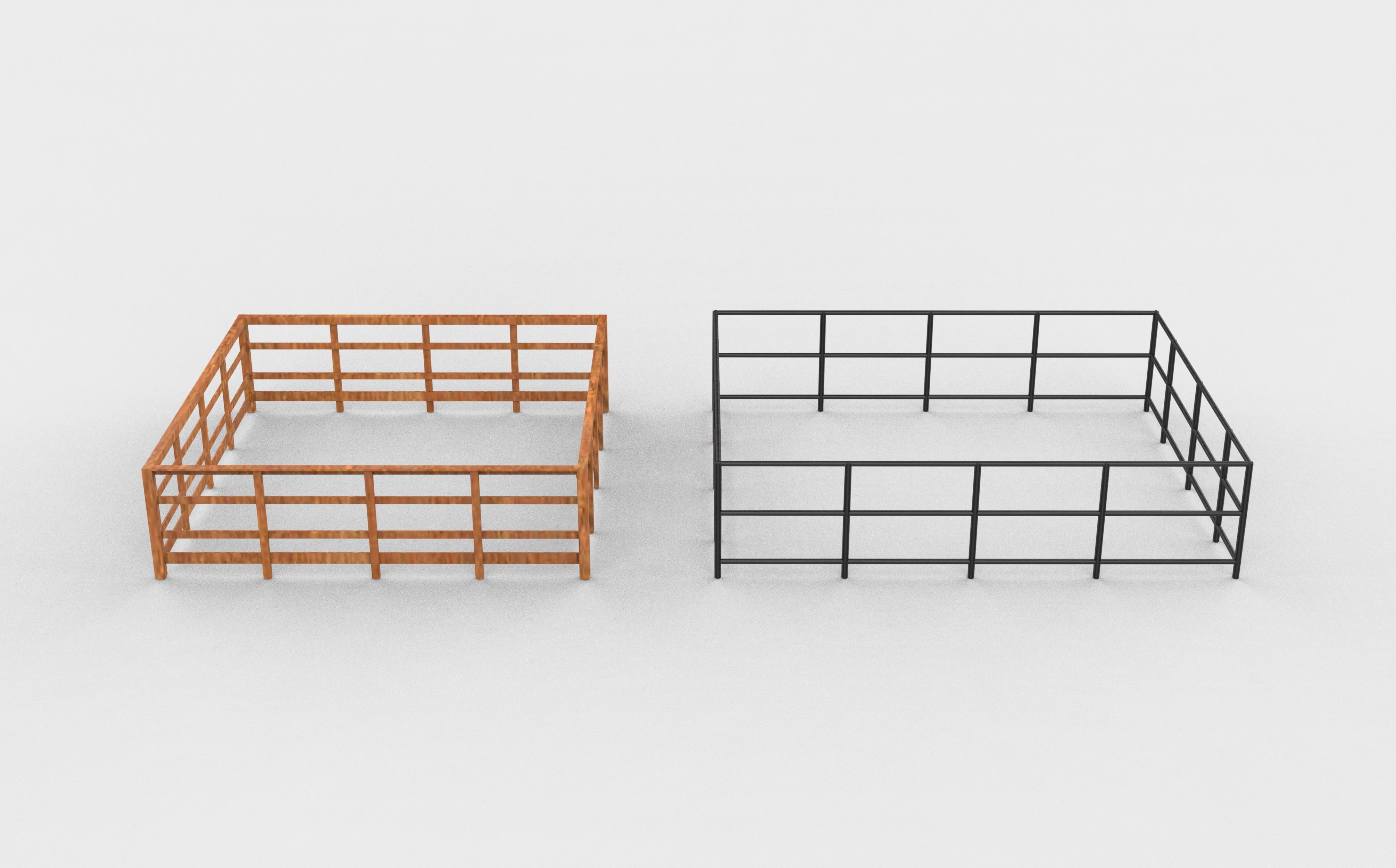 fence 3D model_6