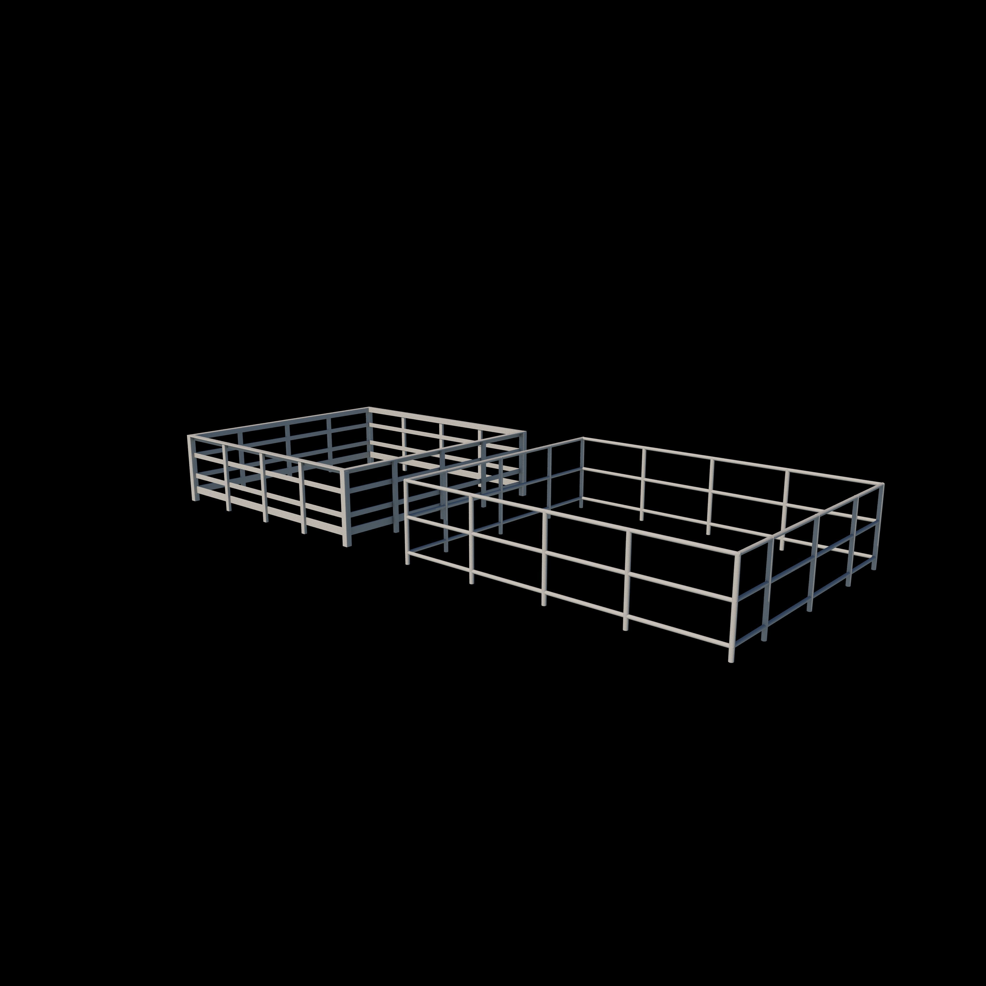 fence 3D model_8