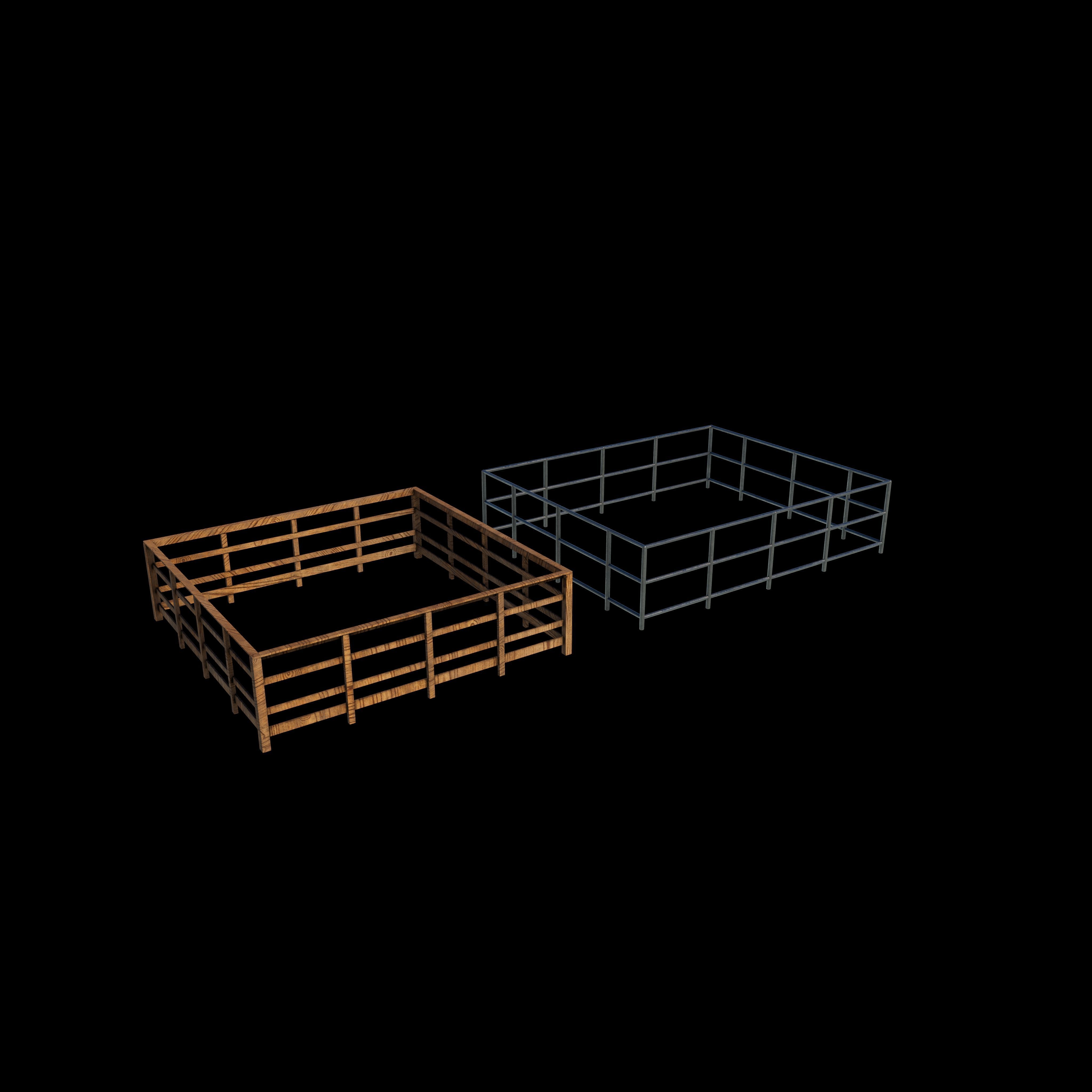 fence 3D model_2