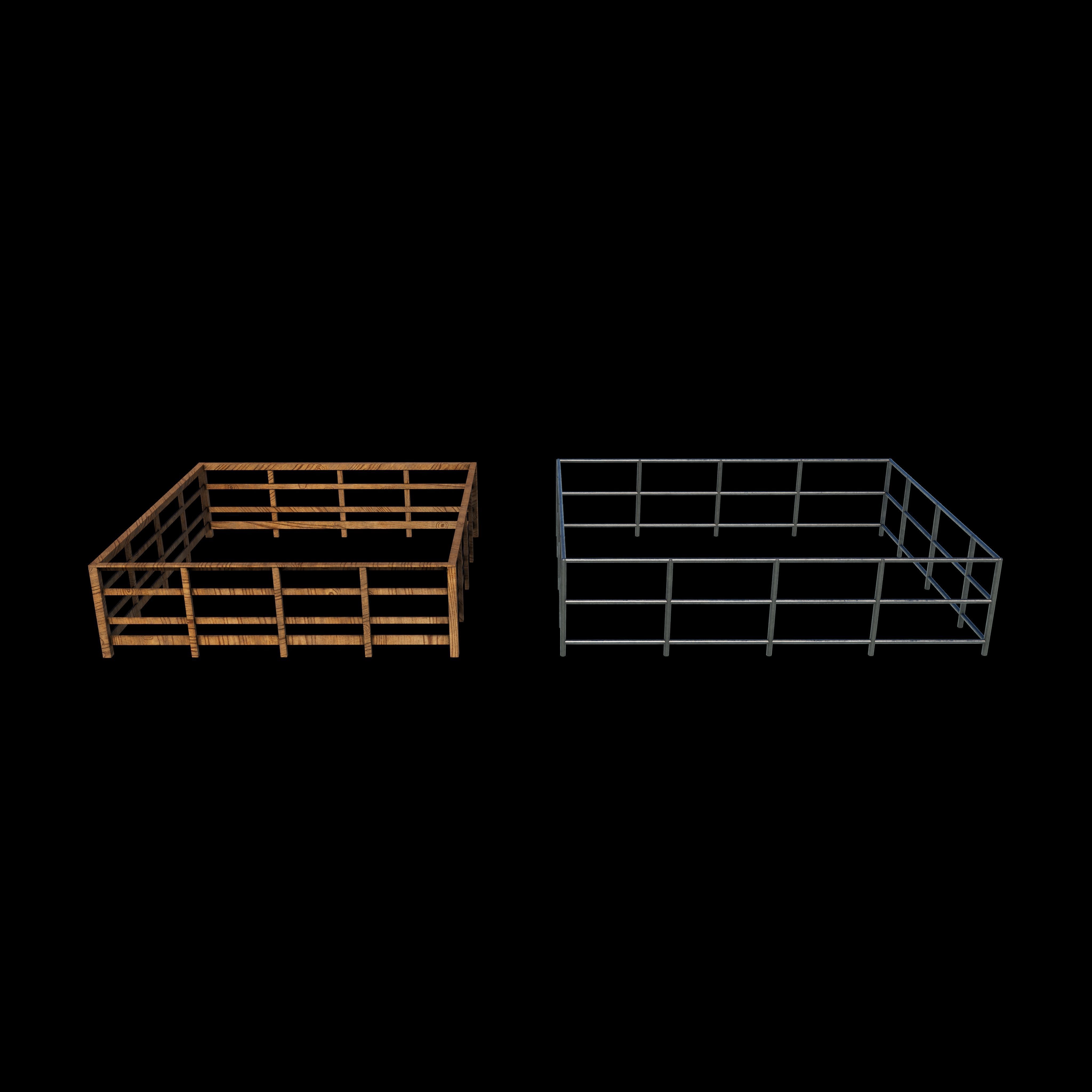 fence 3D model_4