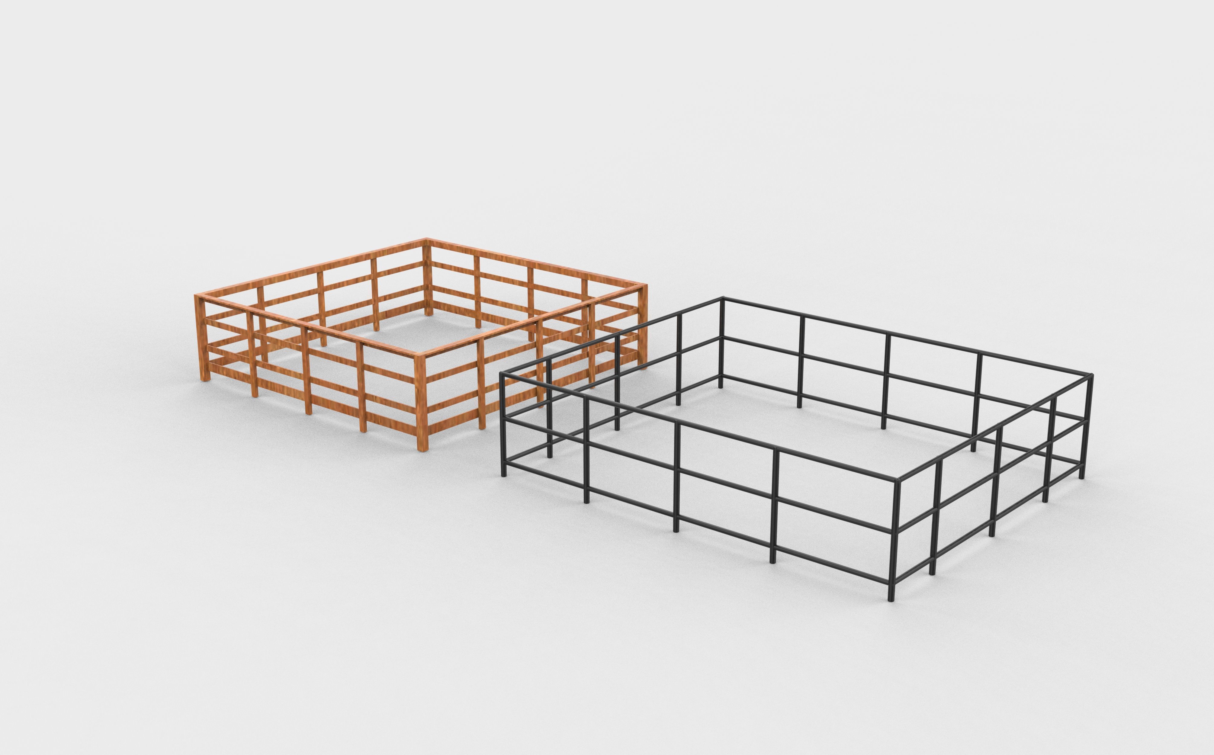 fence 3D model_7