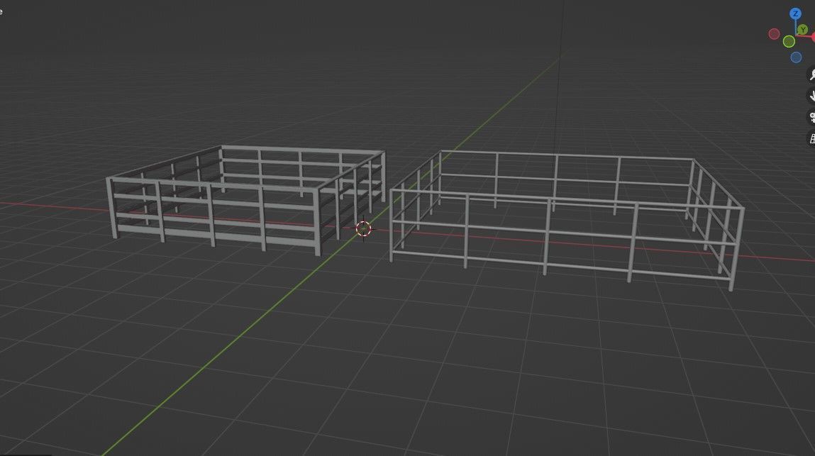fence 3D model_10