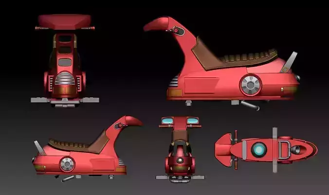 sh effect Figuarts bike for Bulma 67