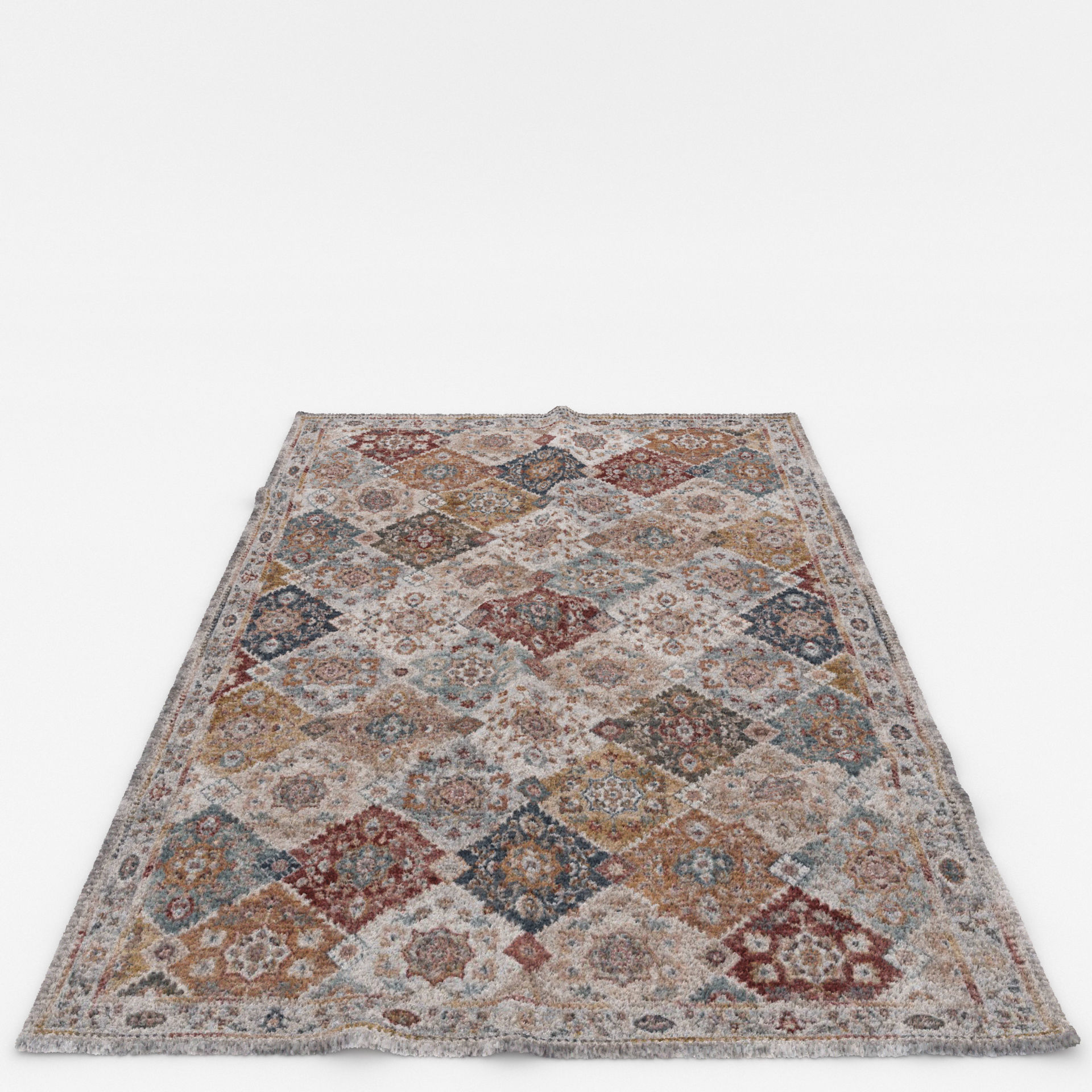 Rugs No 999 Low-poly 3D model_7