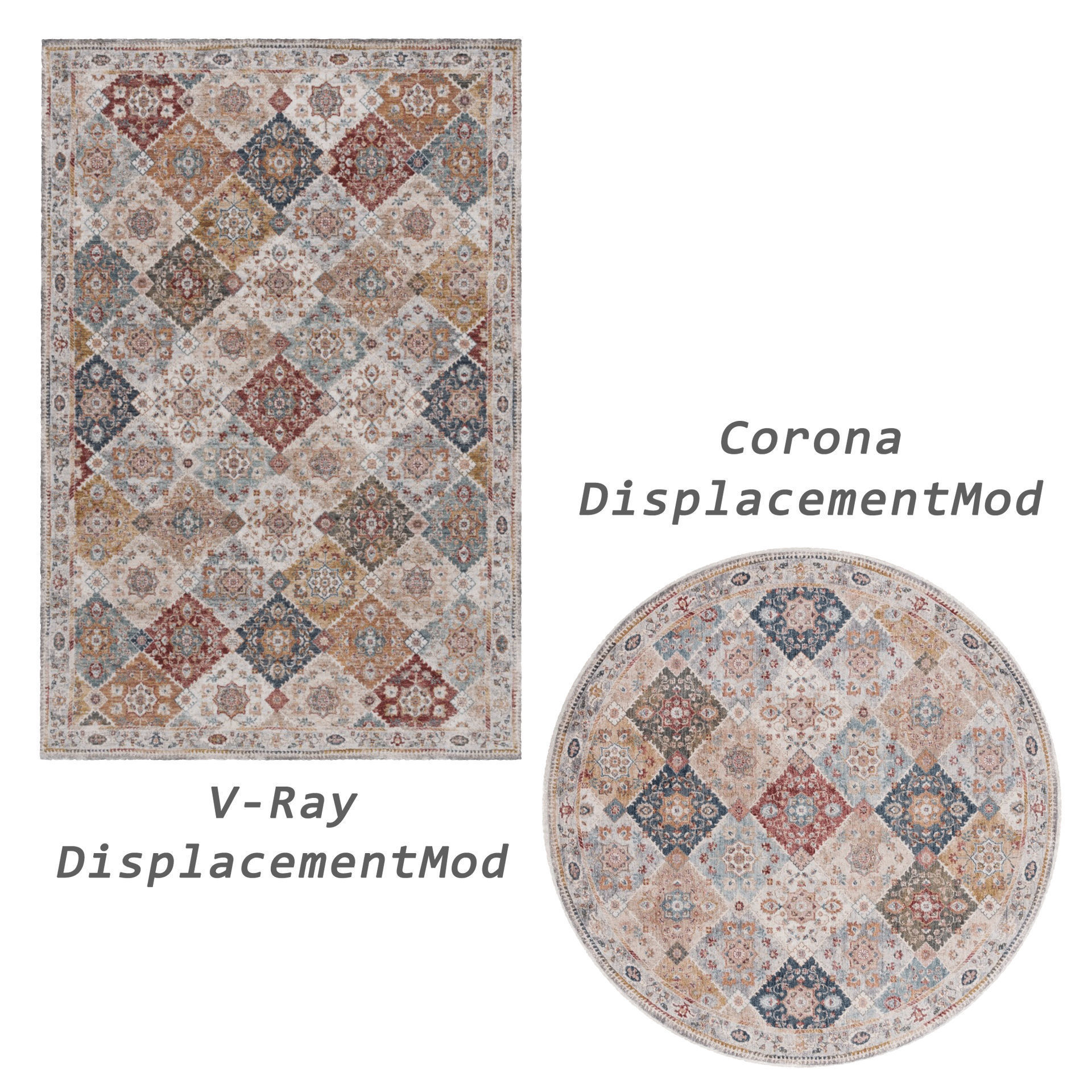 Rugs No 999 Low-poly 3D model_2