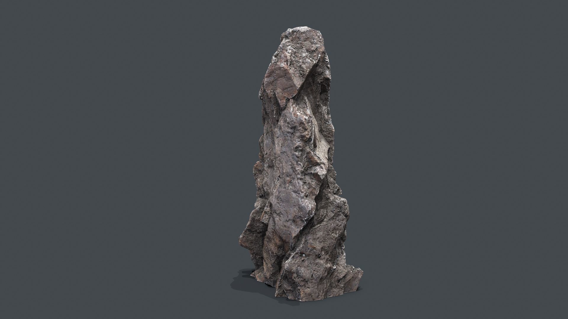 woman Statue Low-poly 3D model_8