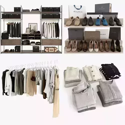Collection Clothes and Shoes