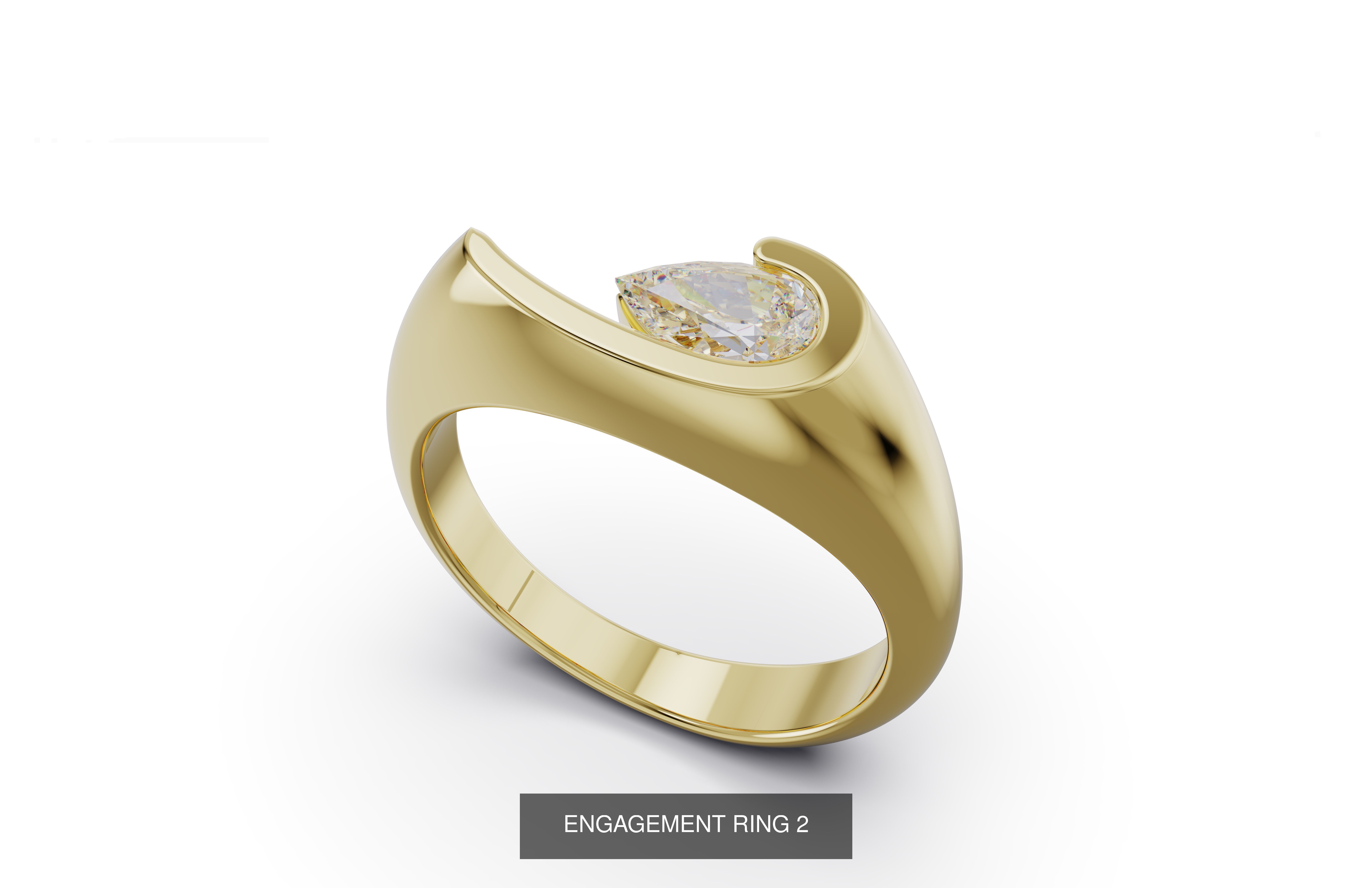 ENGAGEMENT RINGS 3D Model Collection_5