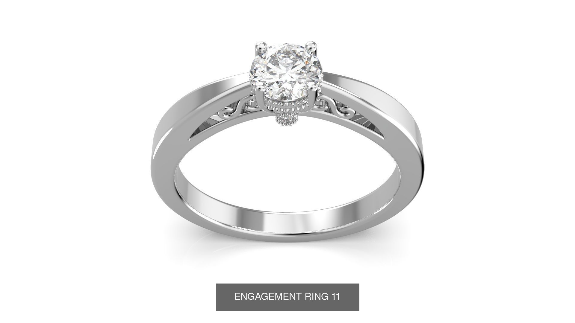 ENGAGEMENT RINGS 3D Model Collection_13