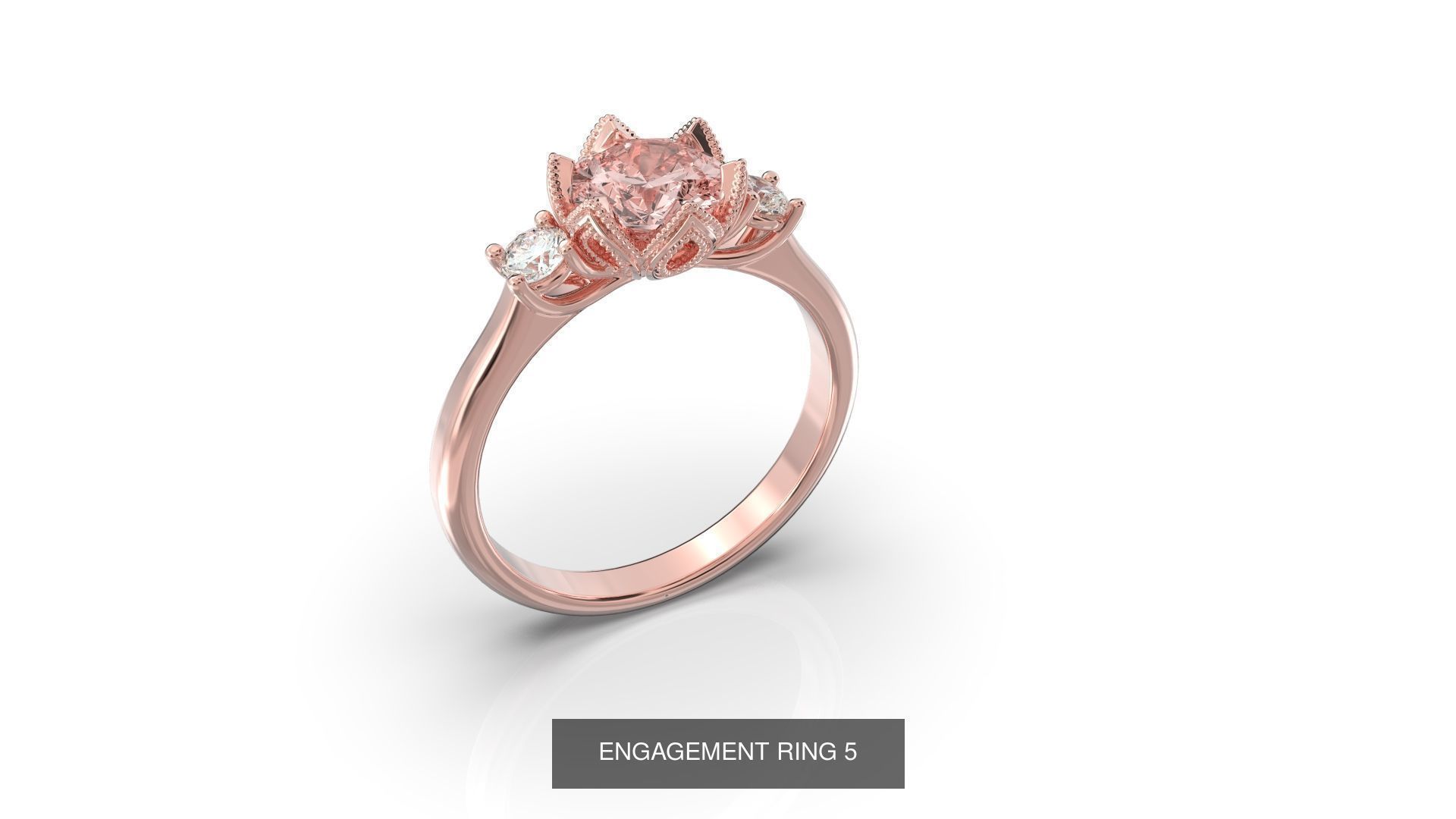 ENGAGEMENT RINGS 3D Model Collection_8