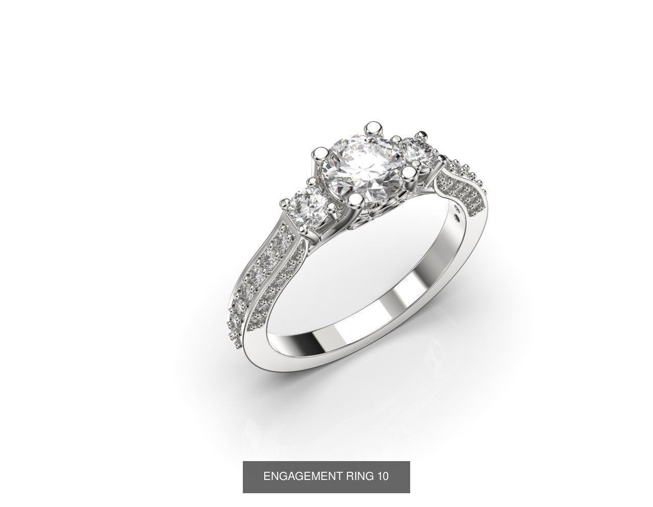 ENGAGEMENT RINGS 3D Model Collection_12