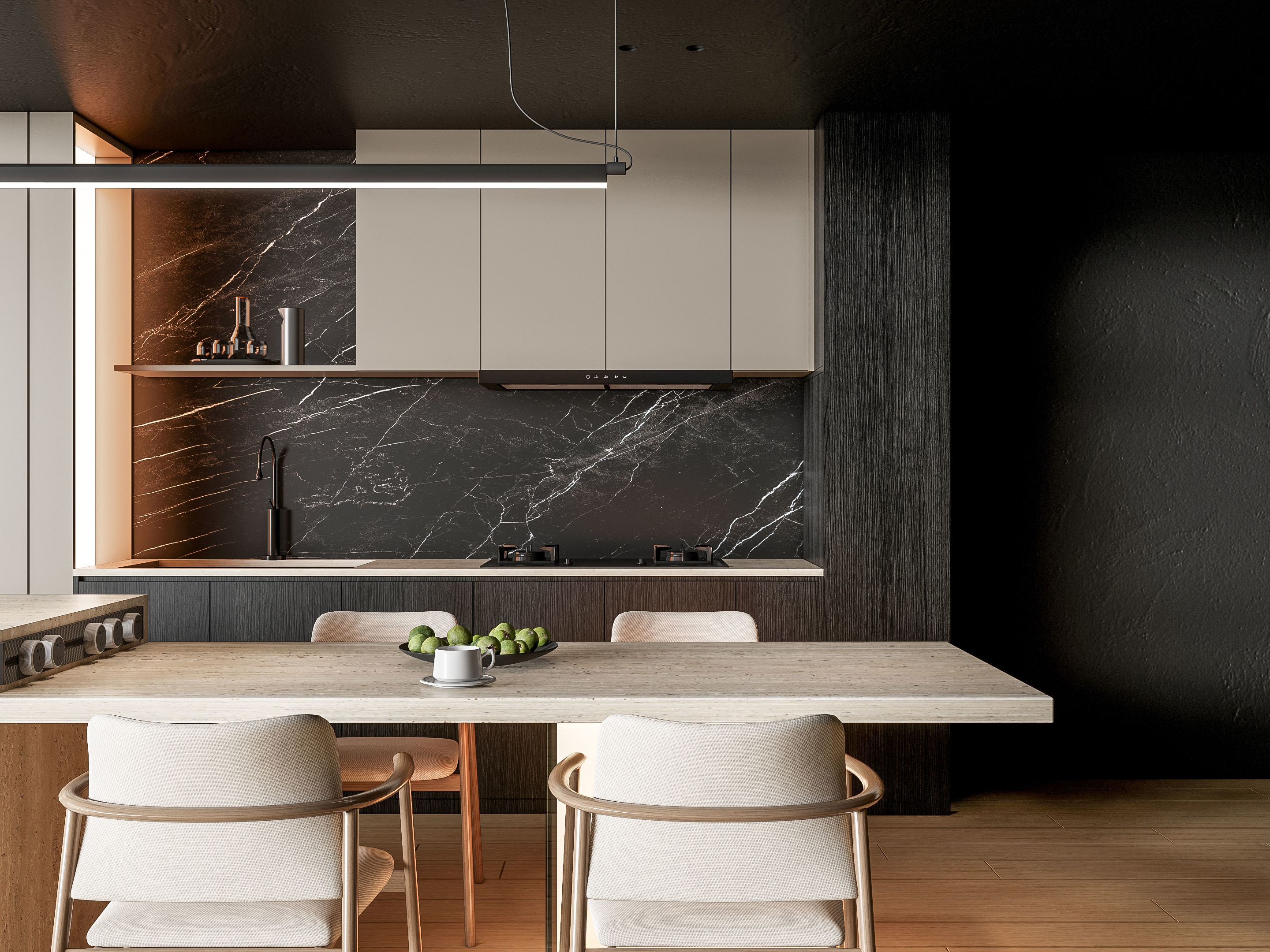 Kitchen Modern interior 86 3D model_8