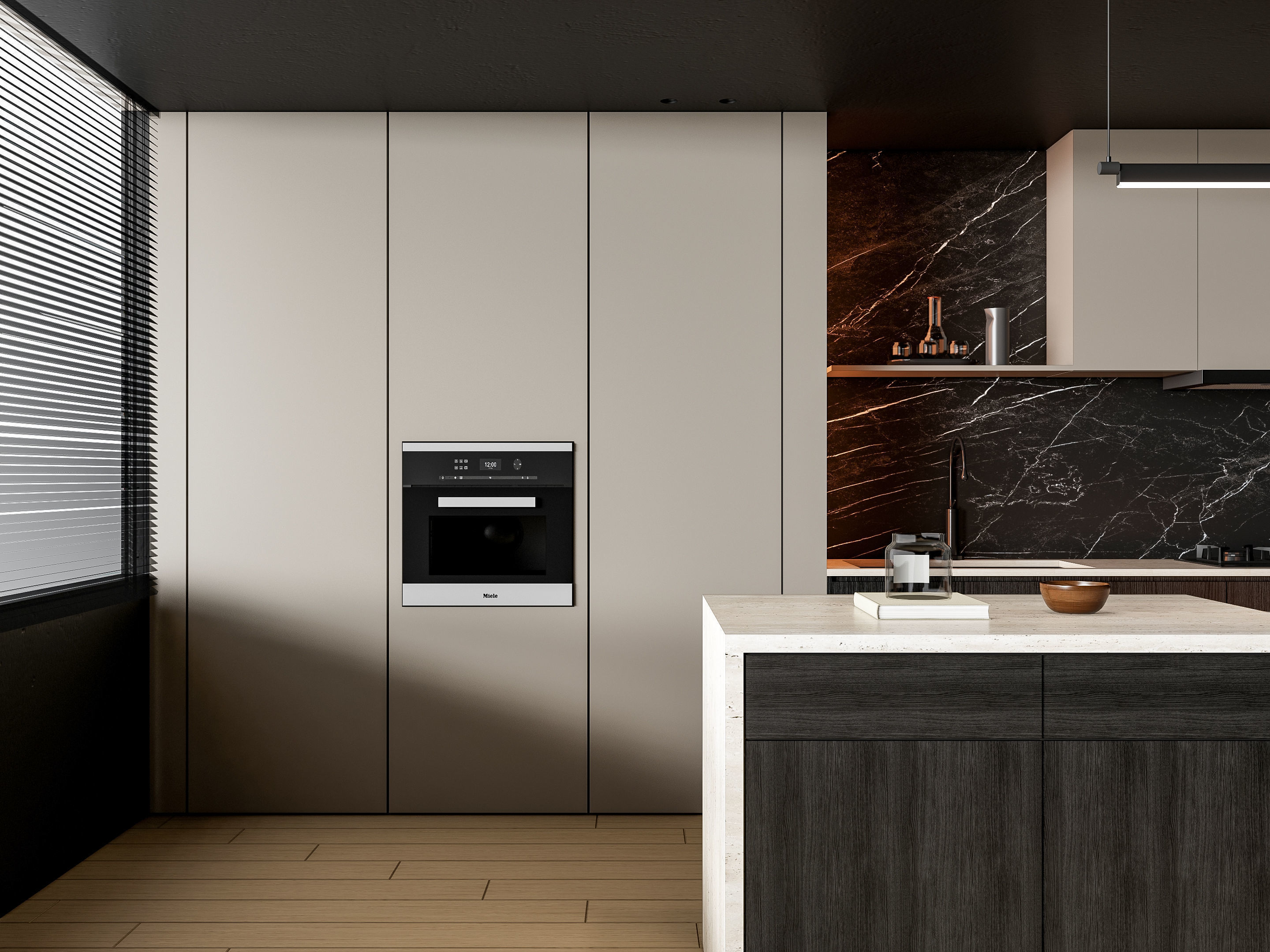 Kitchen Modern interior 86 3D model_9