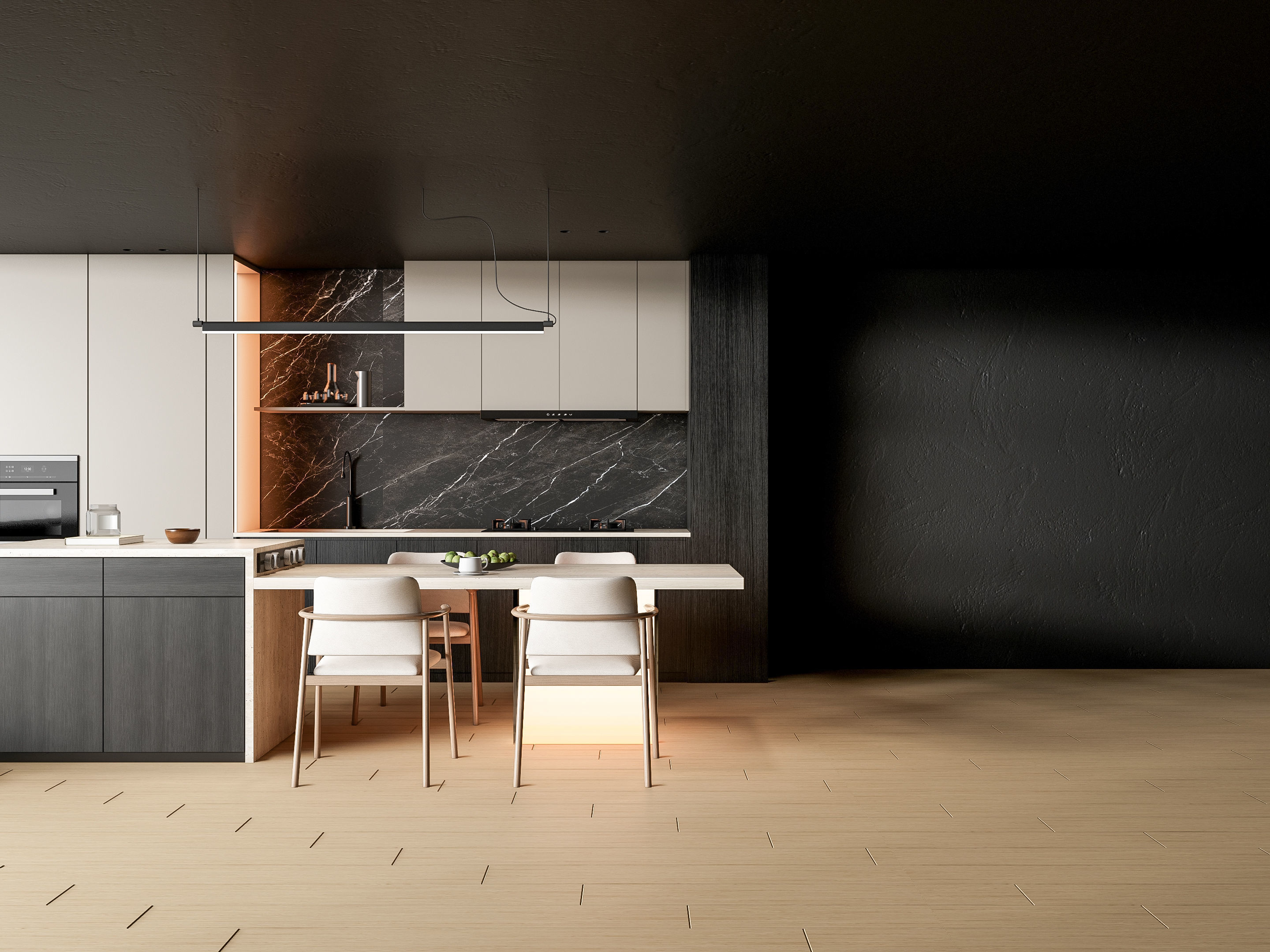 Kitchen Modern interior 86 3D model_18