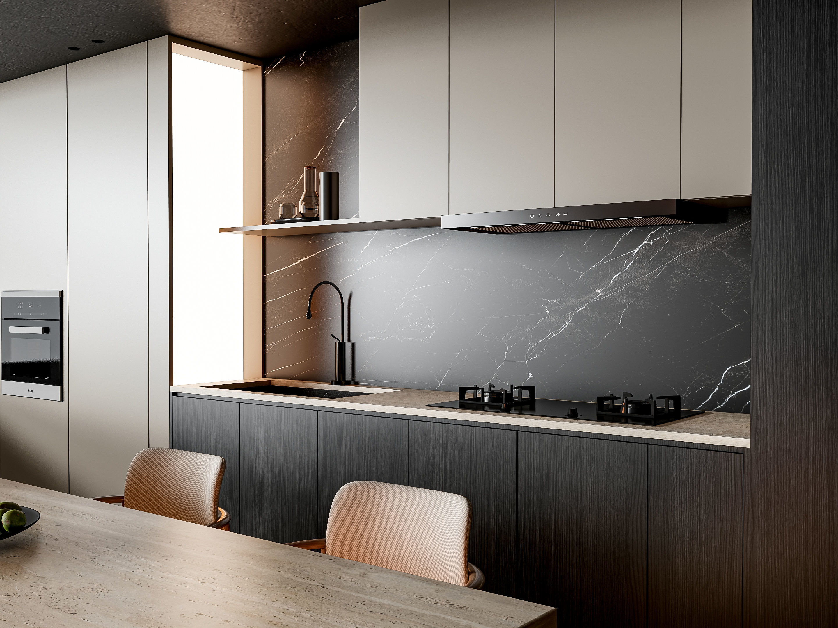 Kitchen Modern interior 86 3D model_7