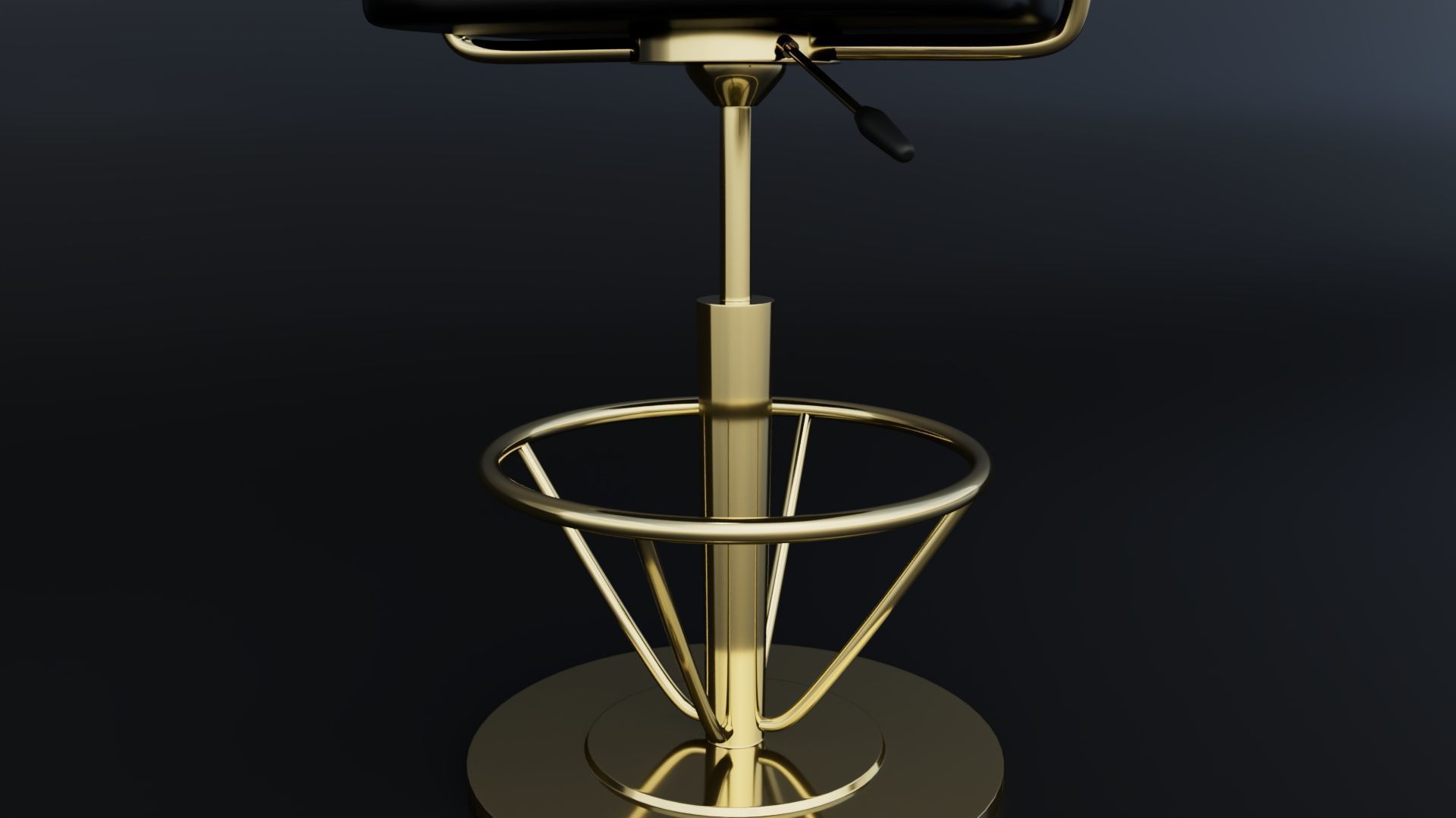 Casino Chair Low-poly 3D model_6