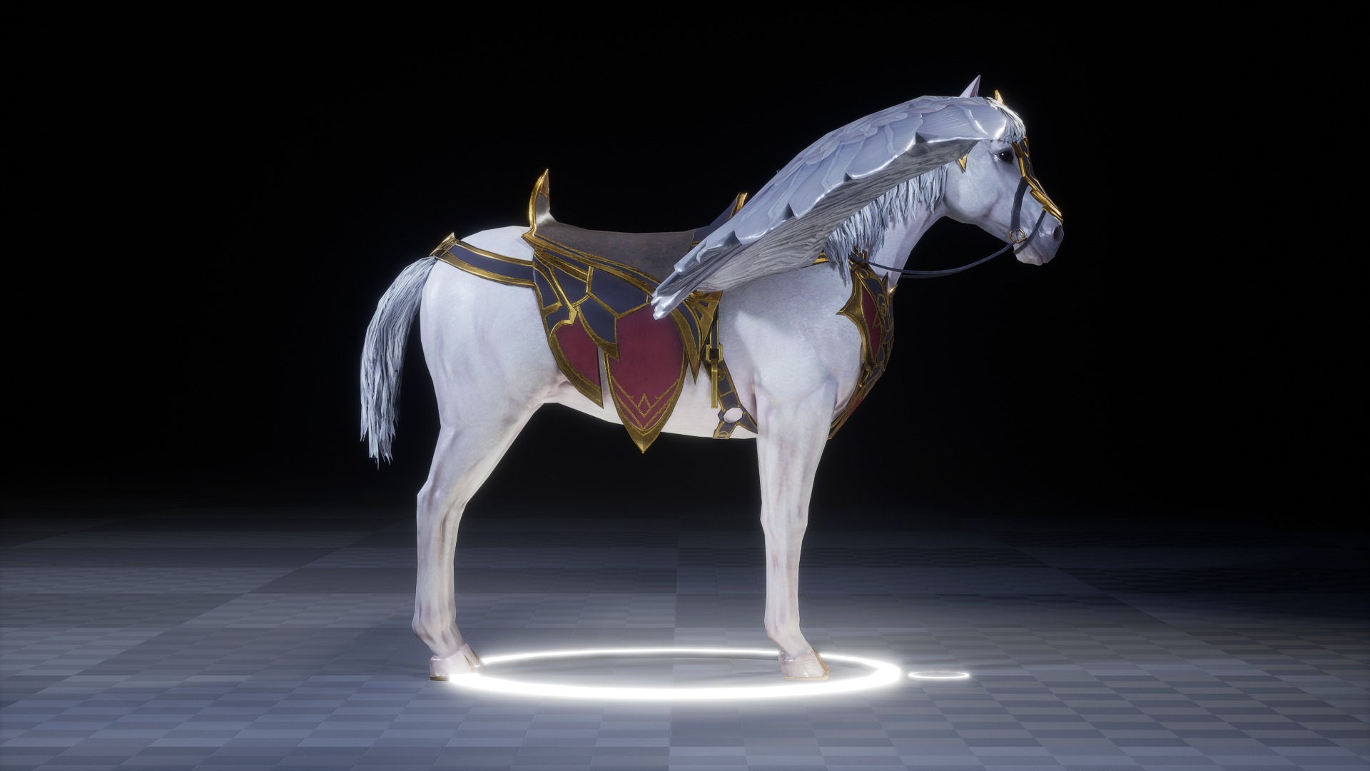 PEGASUS 3D MODEL Low-poly 3D model_7