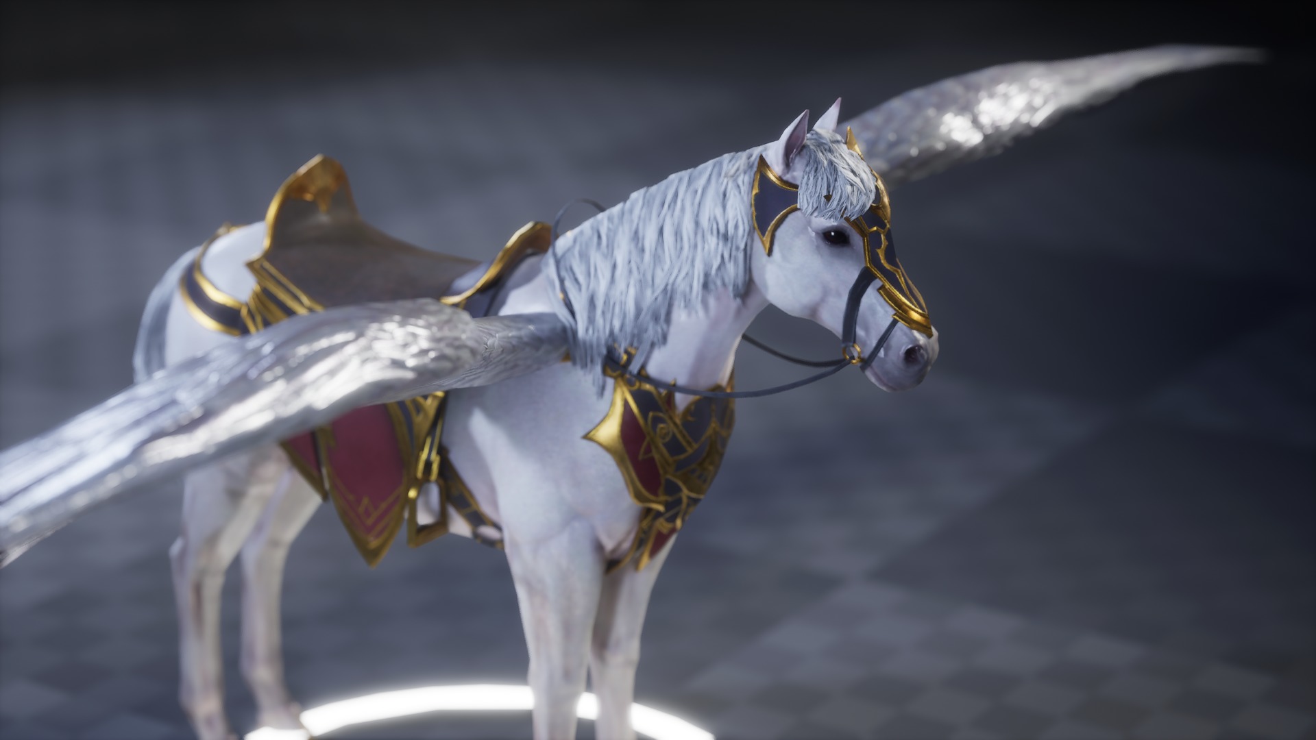 PEGASUS 3D MODEL Low-poly 3D model_5