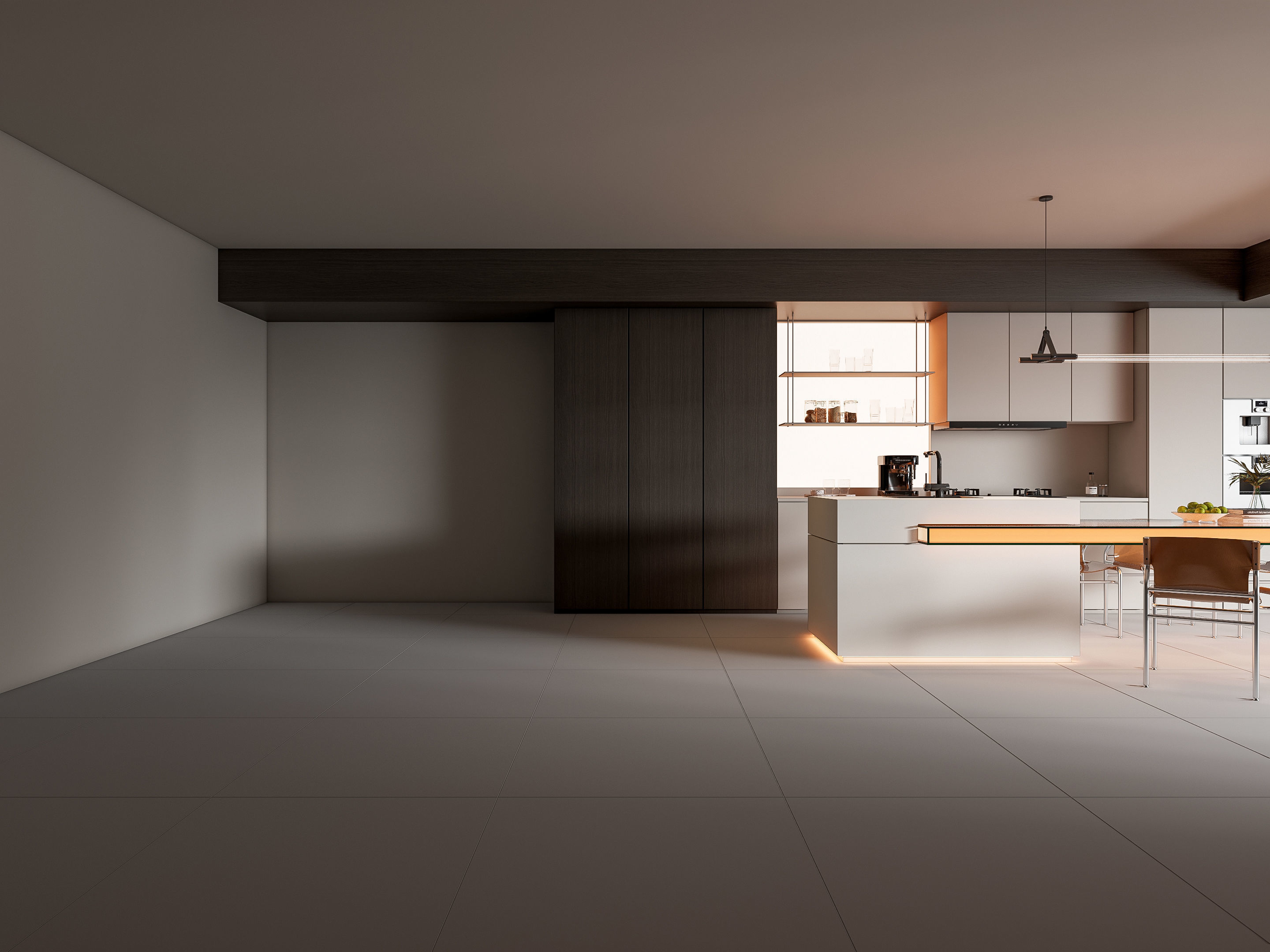 Kitchen Modern interior 87 3D model_19